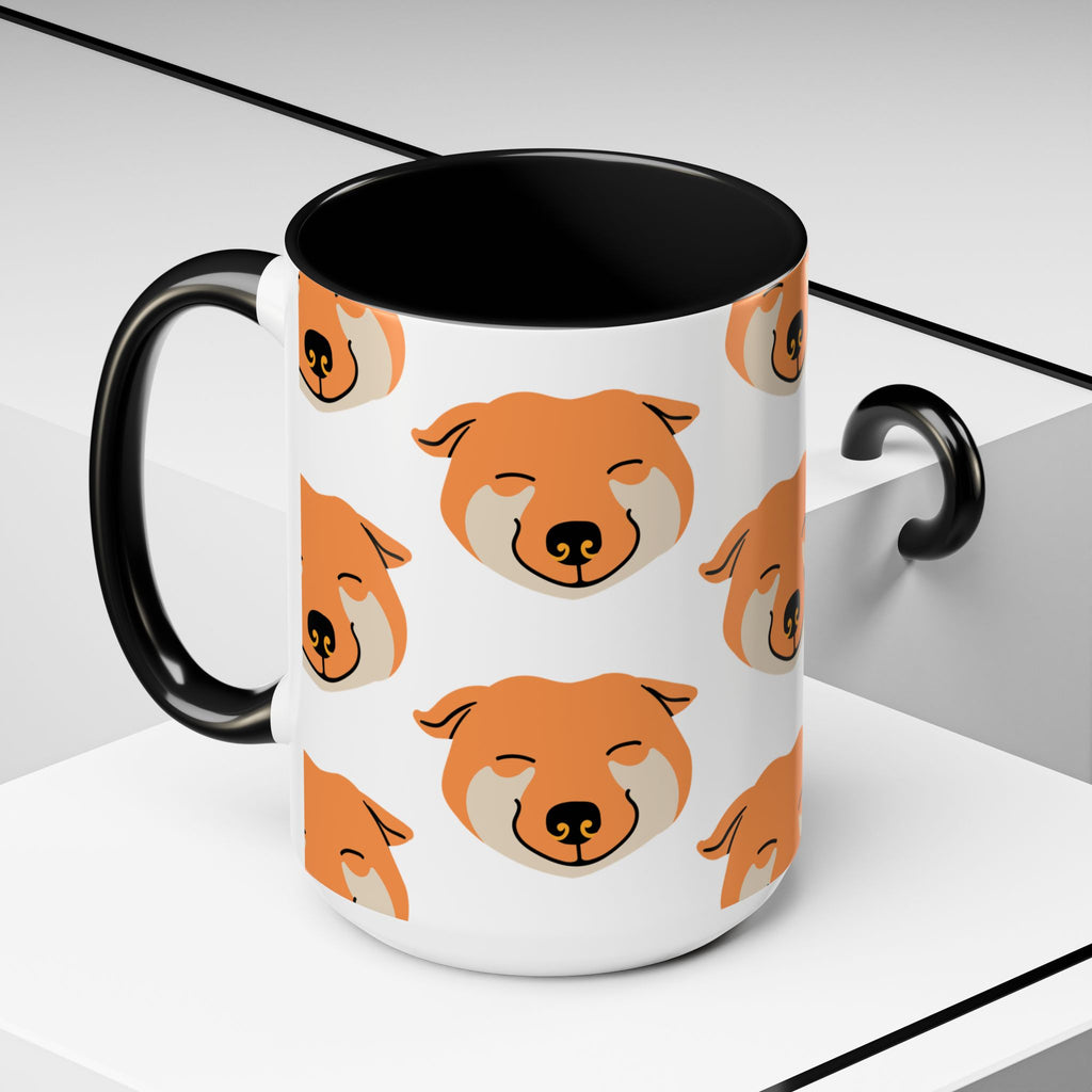 Shiba Inu Dog Doodle Design 15oz Mug