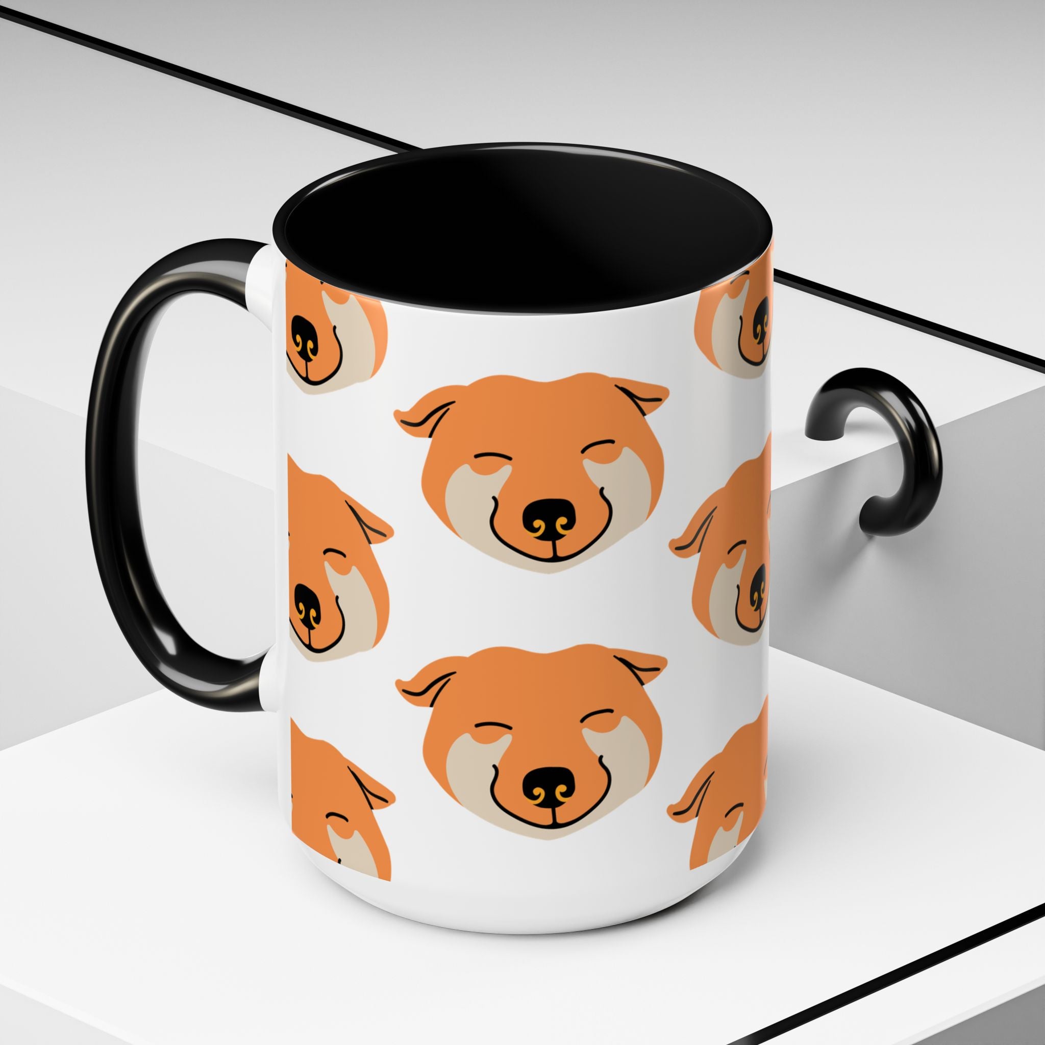 Shiba Inu Dog Doodle Design 15oz Mug