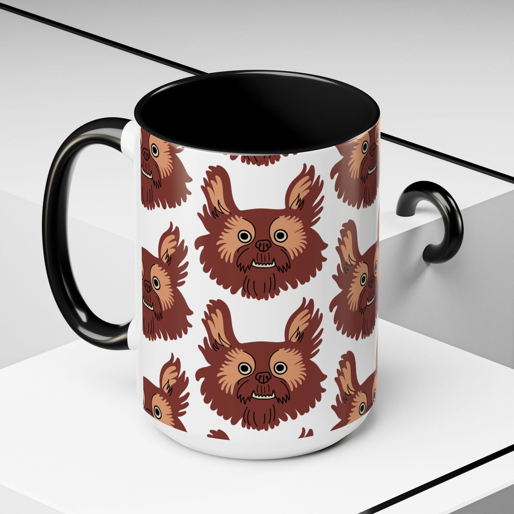 Griffon Dog Doodle Design 15oz Mug