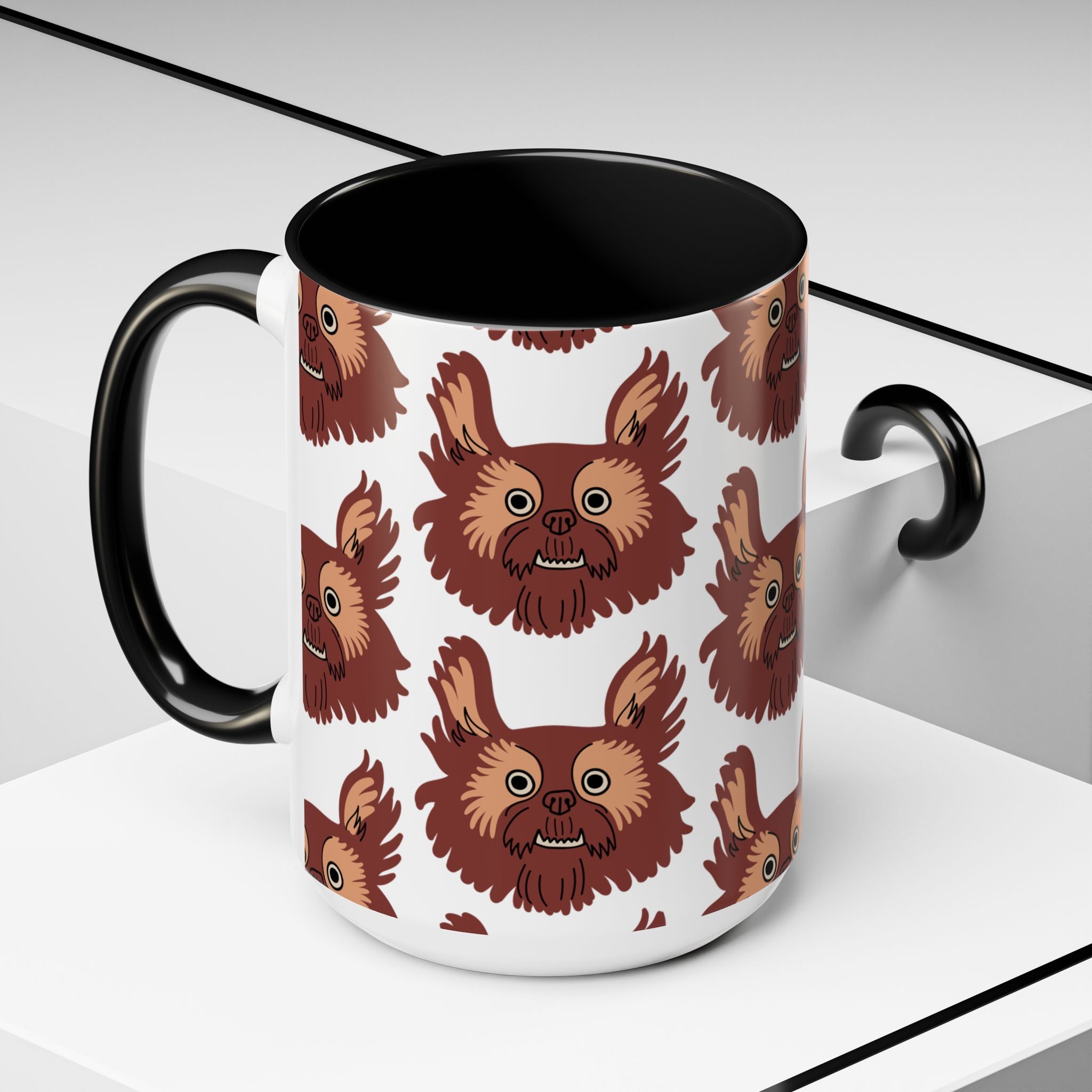 Griffon Dog Doodle Design 15oz Mug