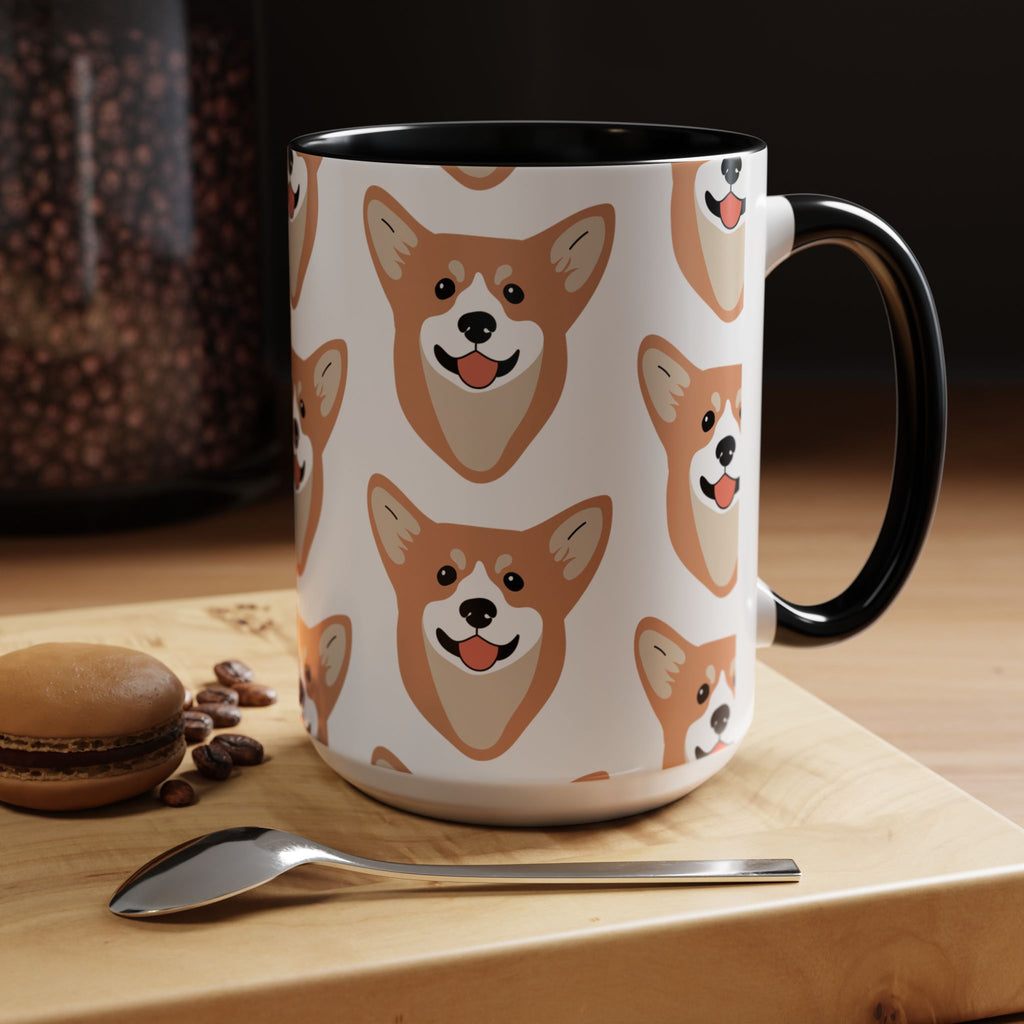 Corgi Dog Doodle Design 15oz Mug