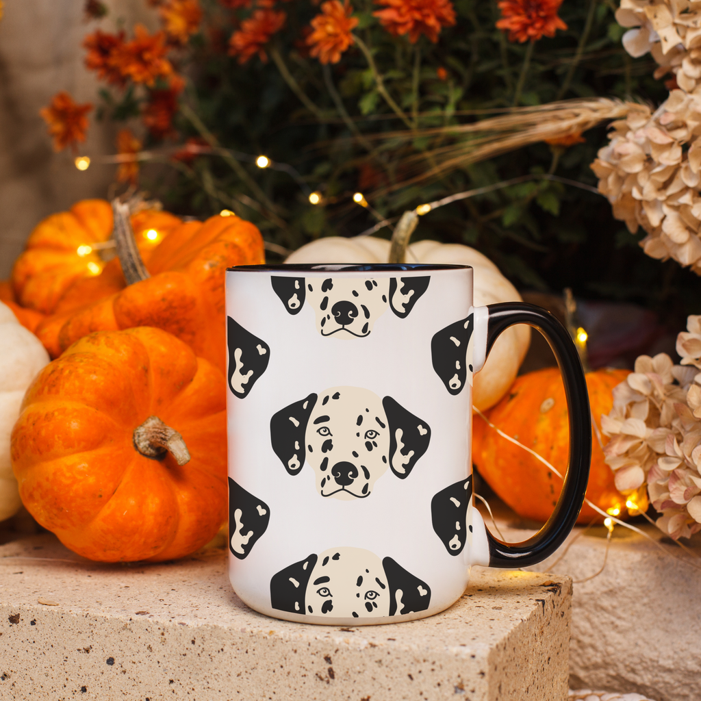 Dalmation Dog Doodle Design 15oz Mug