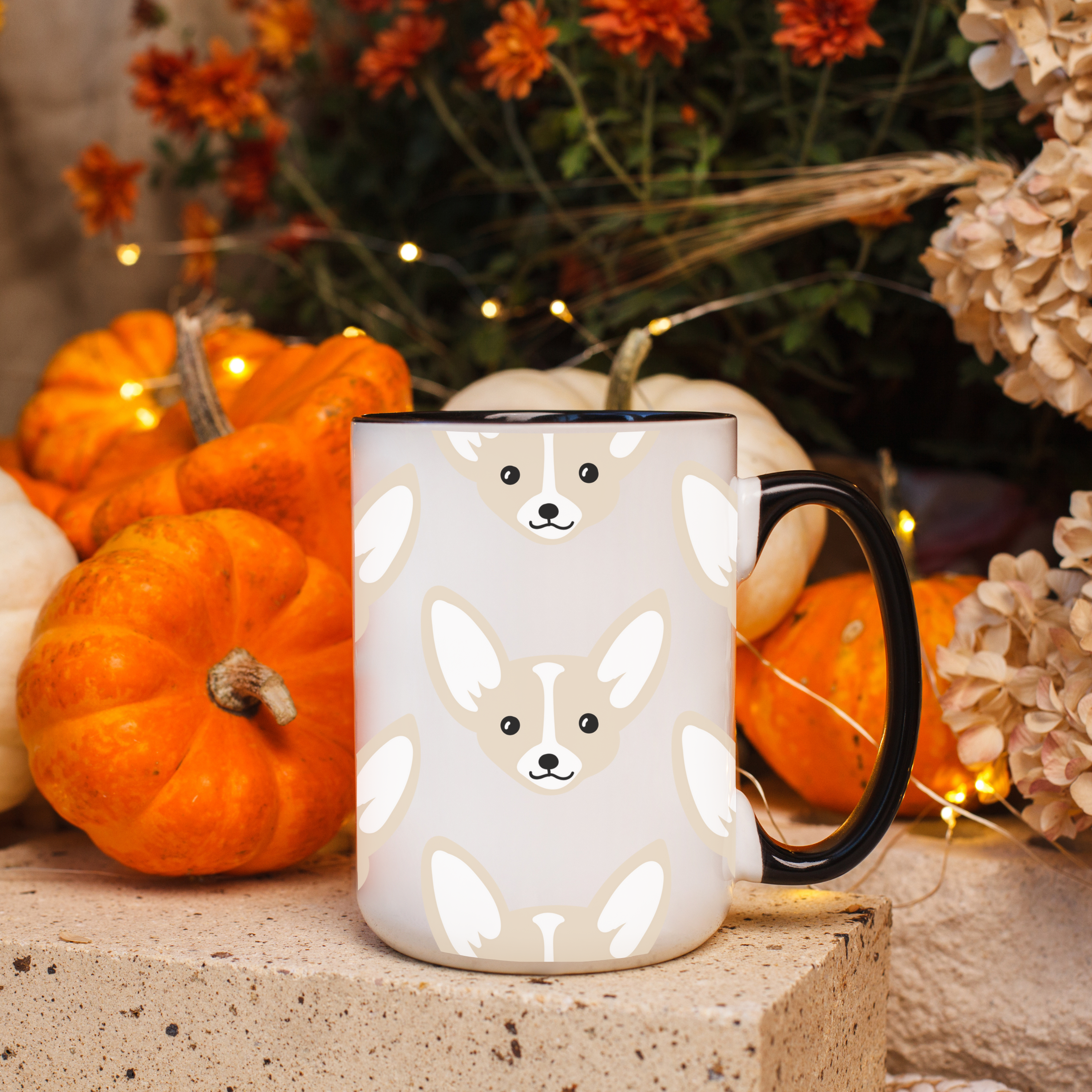 Chihuahua Dog Doodle Design 15oz Mug