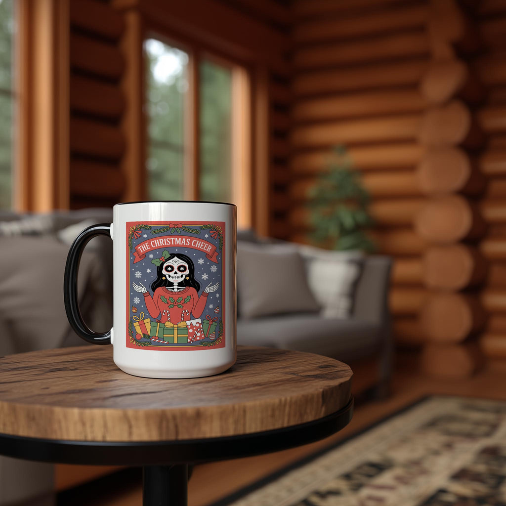The Christmas Cheer - Skeleton Tarot Card - Christmas Mug