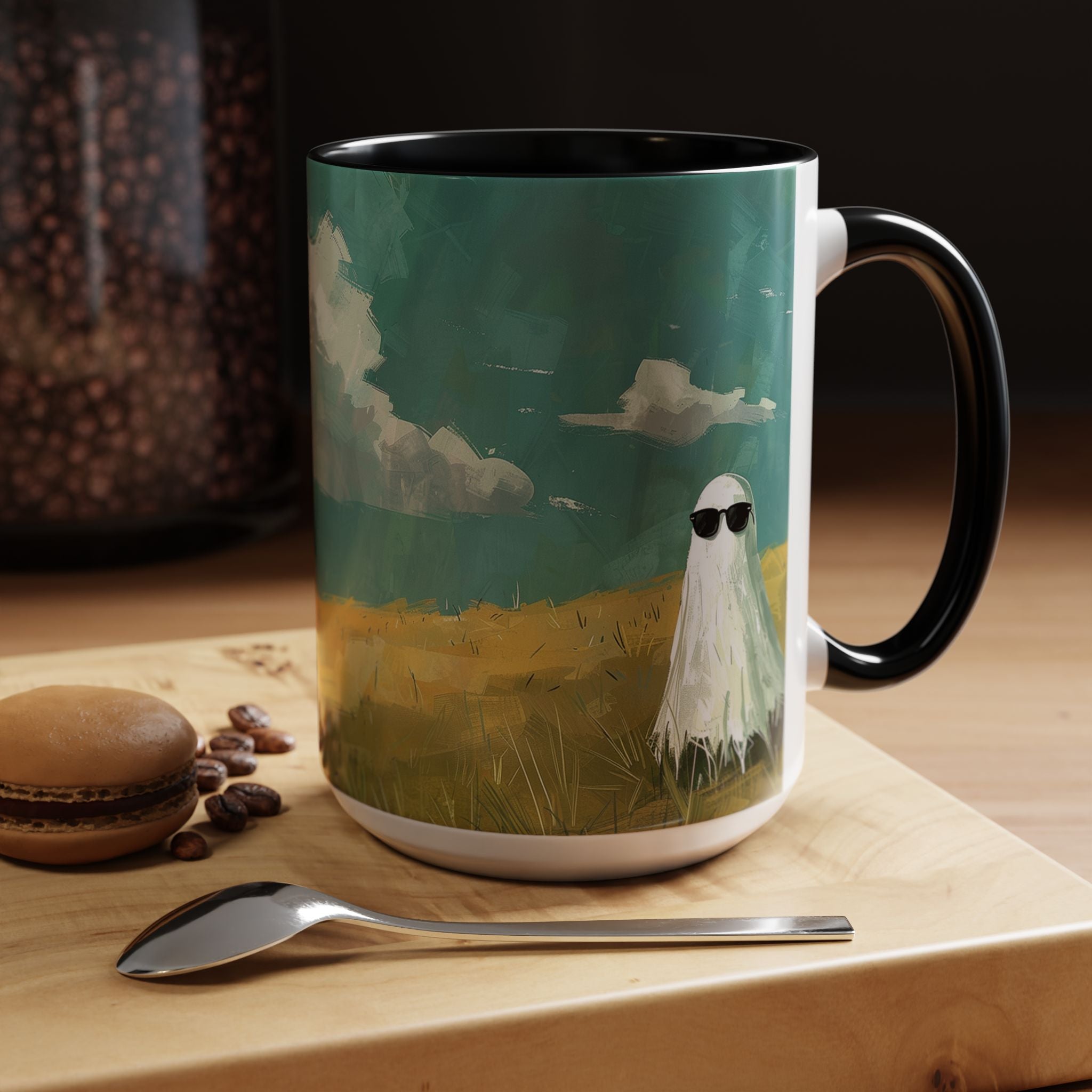 Cool Ghost Guy - Halloween Mug