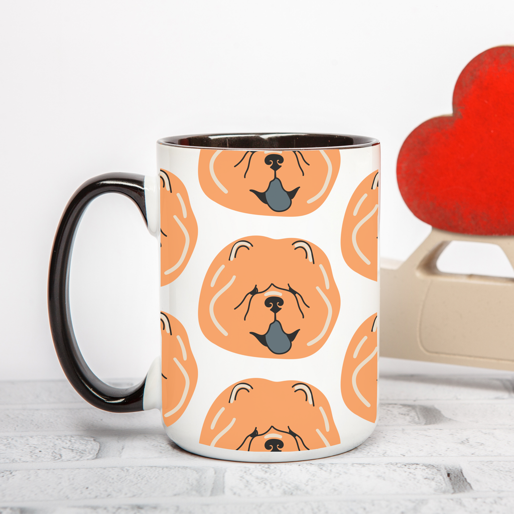 Chow Chow Dog Doodle Design 15oz Mug