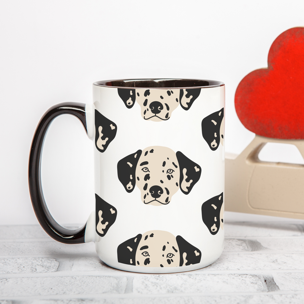 Dalmation Dog Doodle Design 15oz Mug