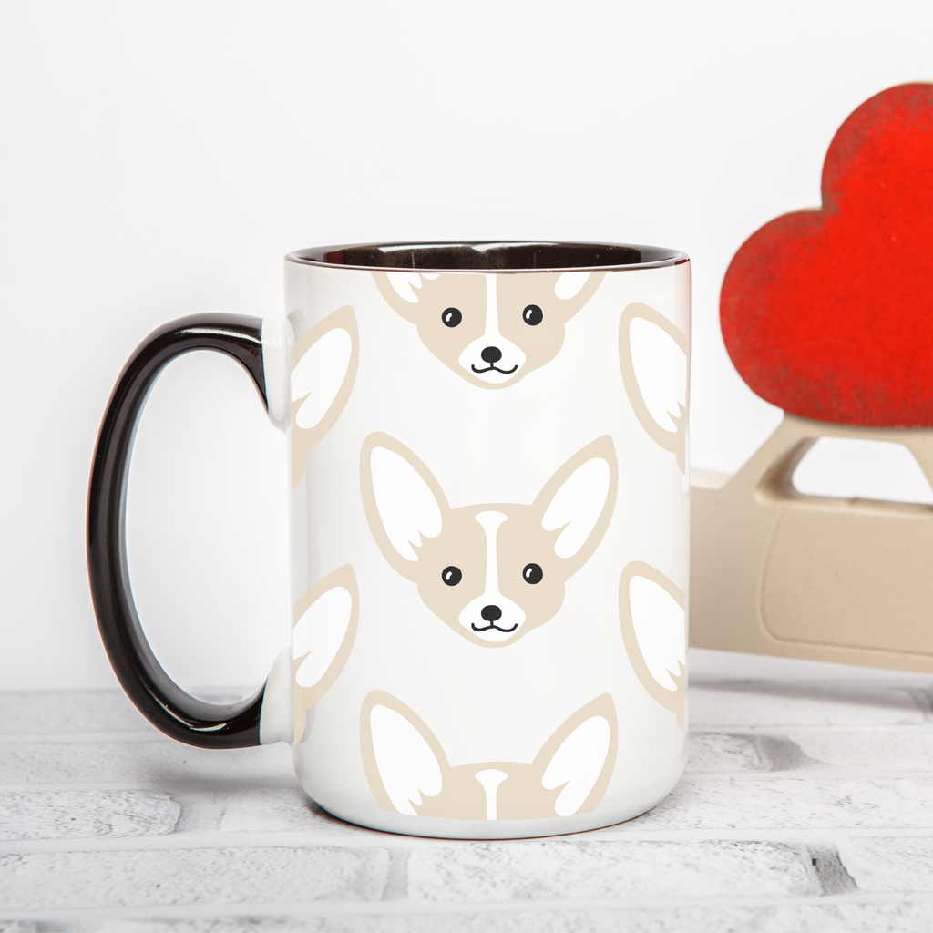 Chihuahua Dog Doodle Design 15oz Mug