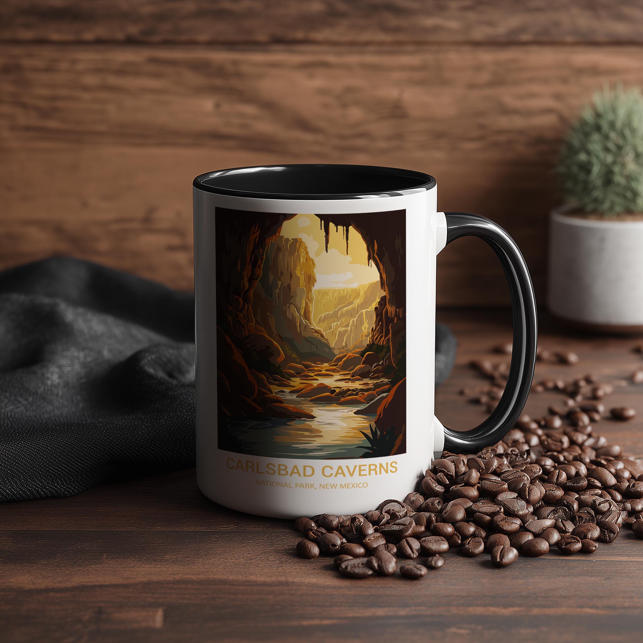 Carlsbad Caverns - New Mexico - US National Park Tourism Mug