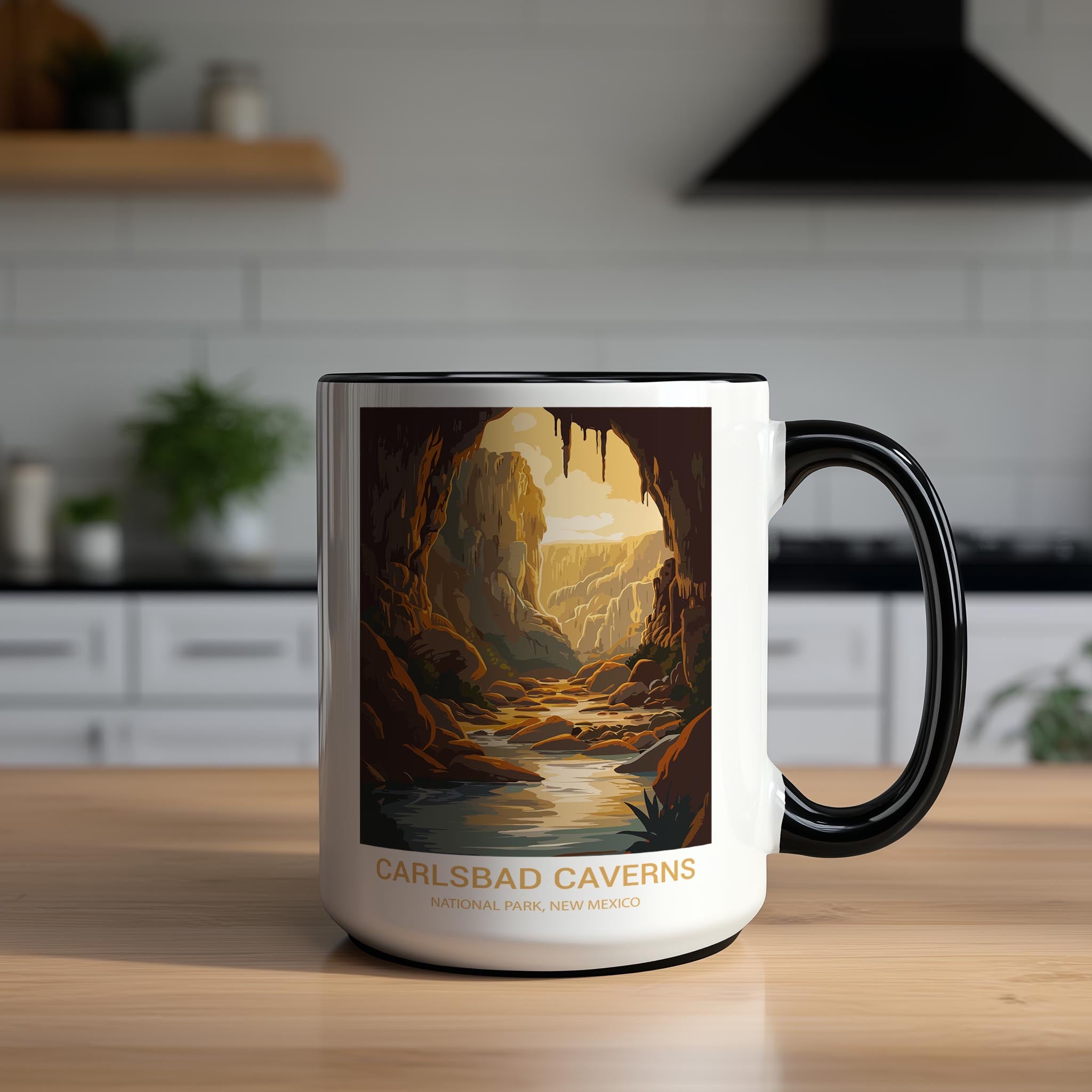 Carlsbad Caverns - New Mexico - US National Park Tourism Mug