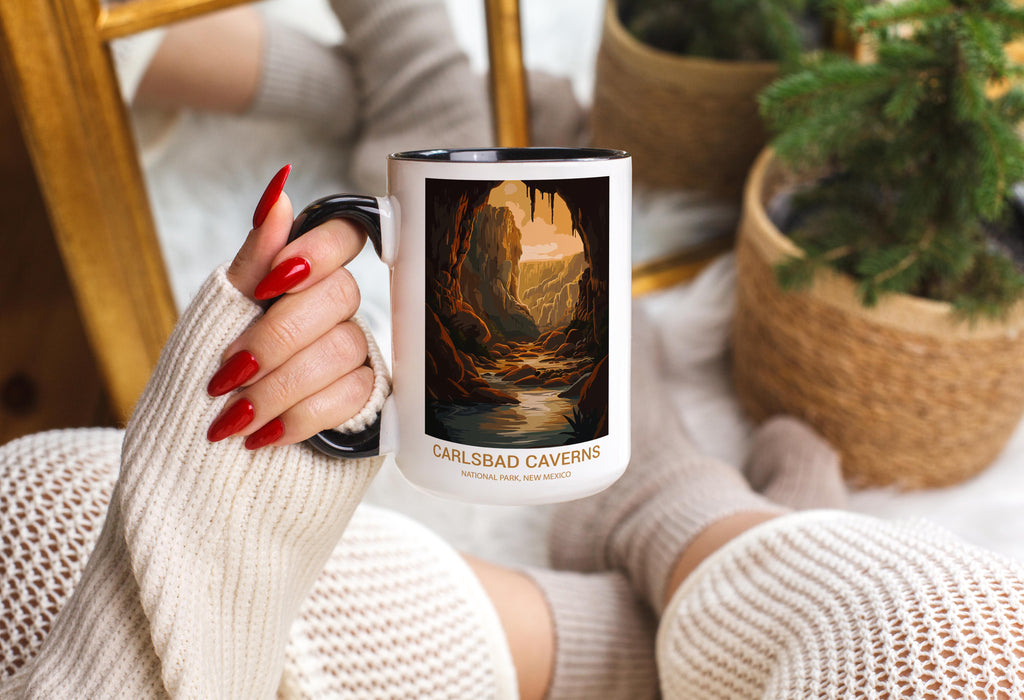 Carlsbad Caverns - New Mexico - US National Park Tourism Mug