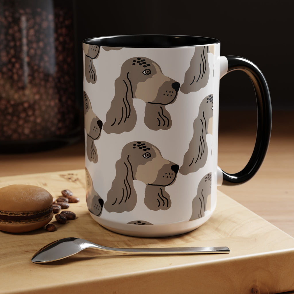 Spaniel Dog Doodle Design 15oz Mug