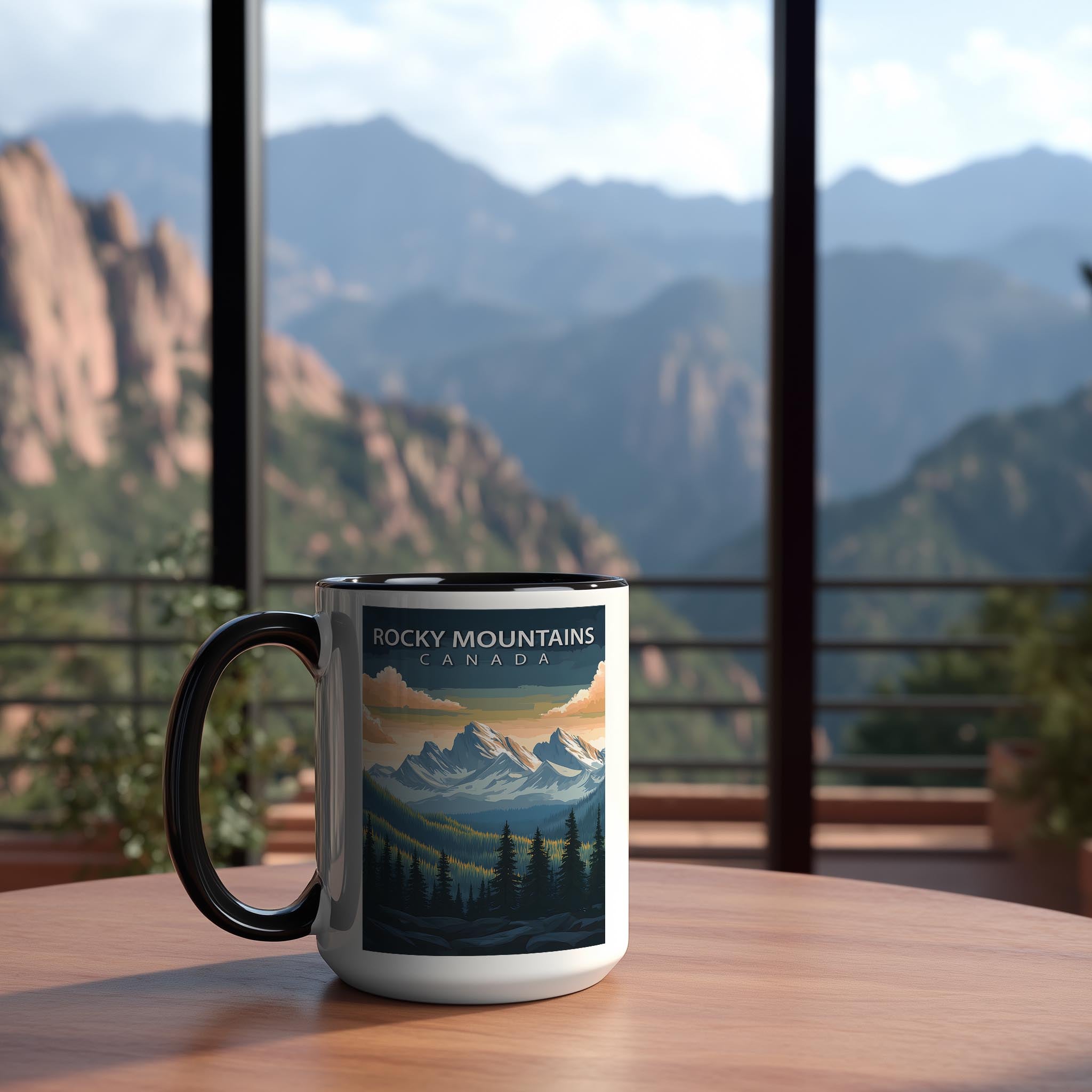 Rocky Mountains - Canada - Global Treasures Mug