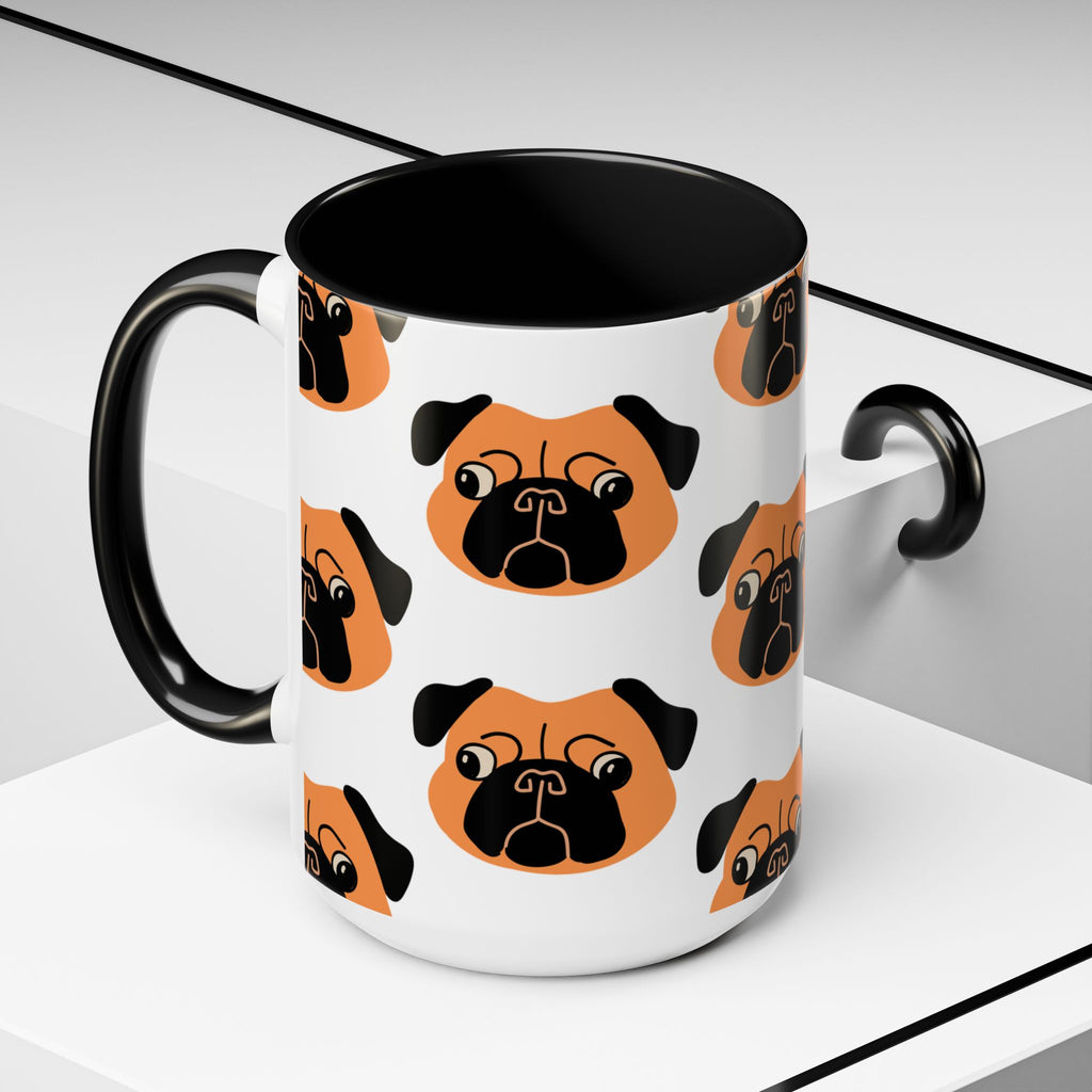 Pug Dog Doodle Design 15oz Mug