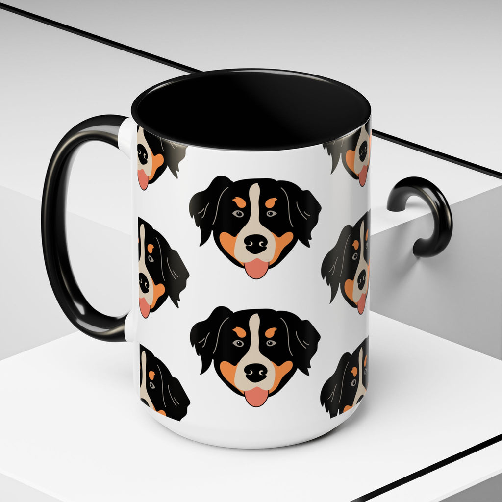 Bernese Mountain Dog Doodle Design 15oz Mug