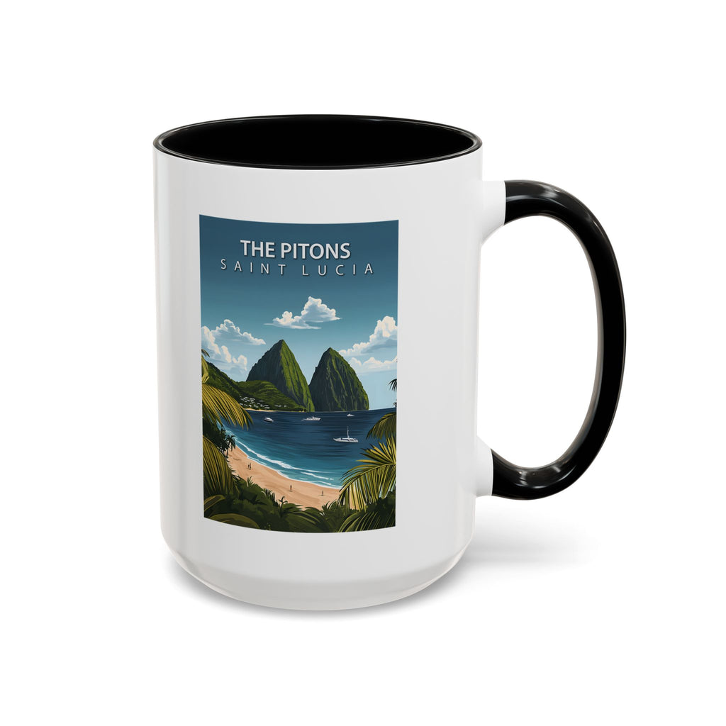 The Pitons - Saint Lucia - Global Treasures Mug