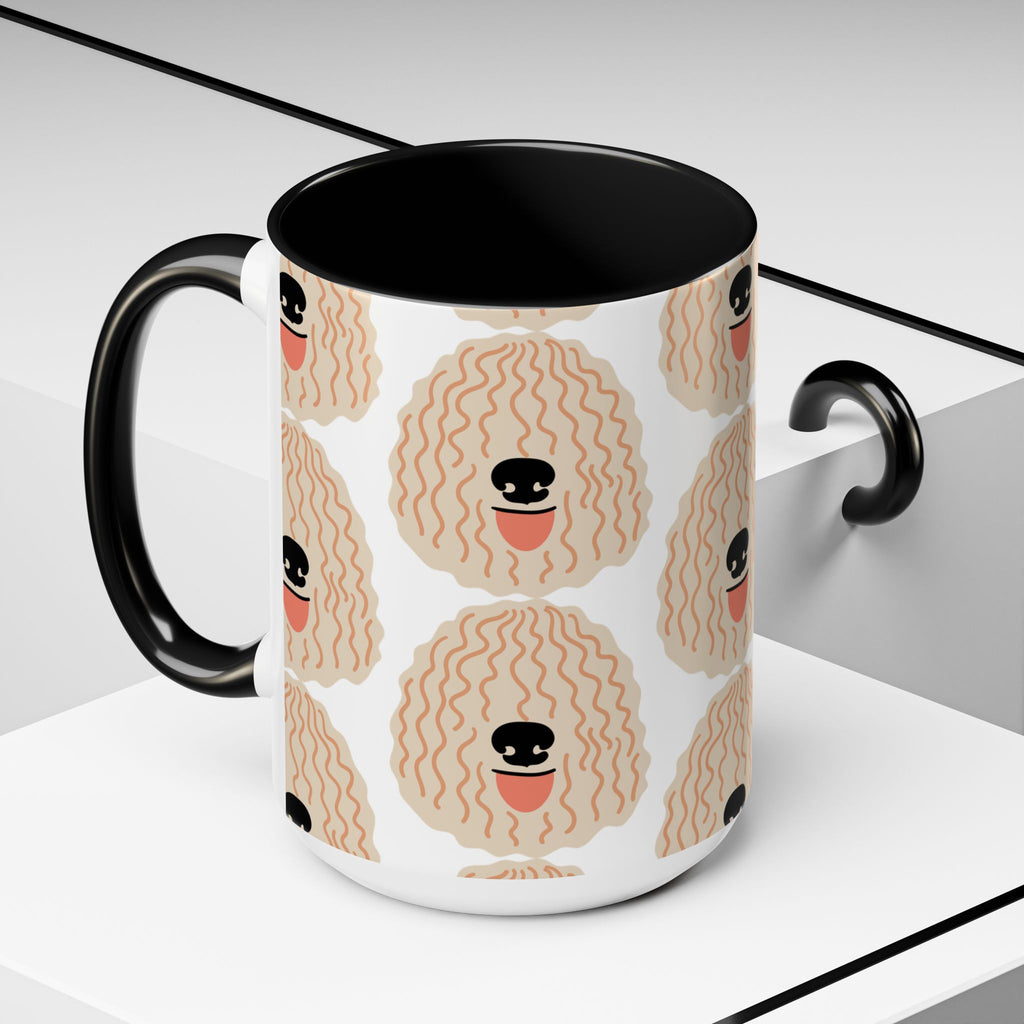 Komondor Dog Doodle Design 15oz Mug