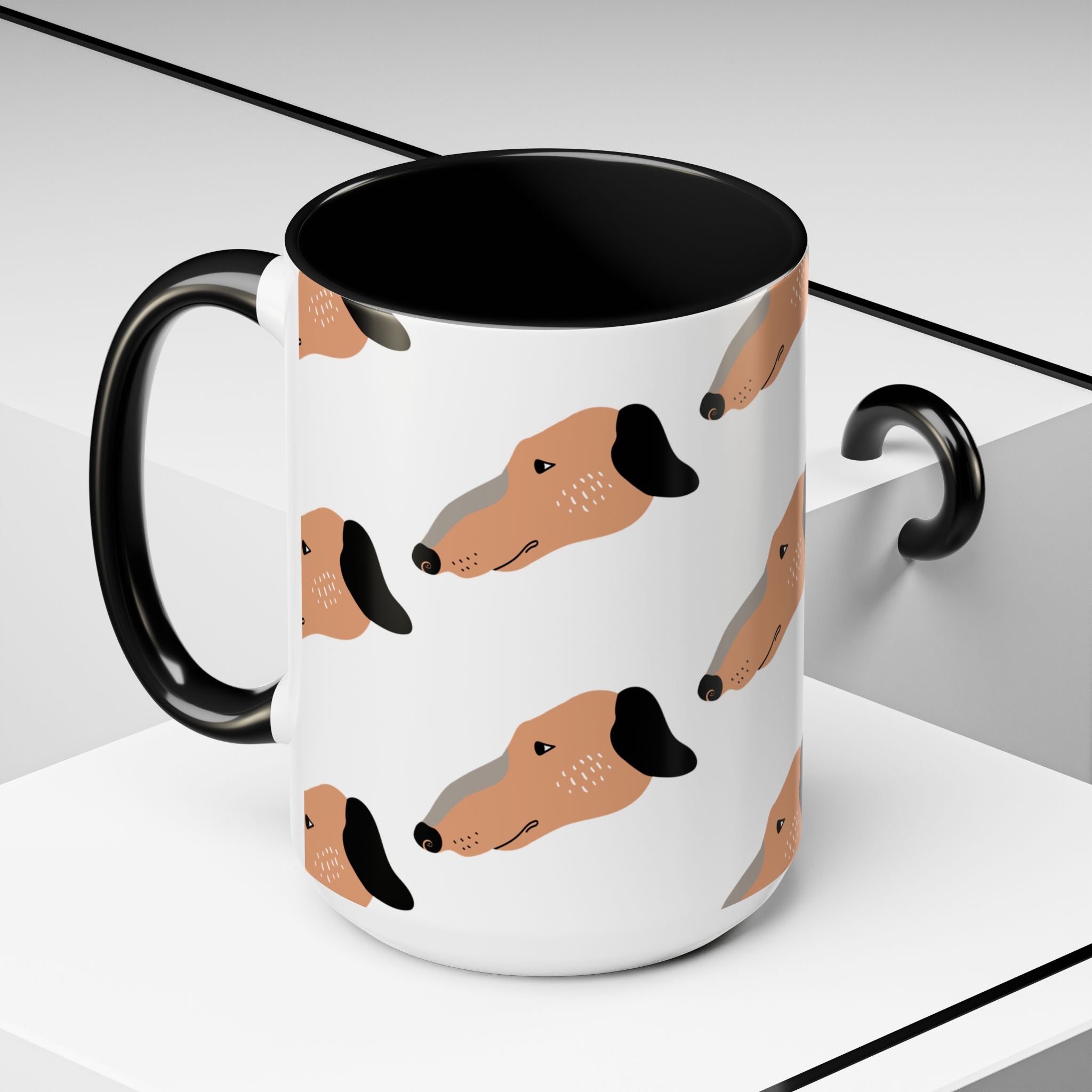 Whippet Dog Doodle Design 15oz Mug