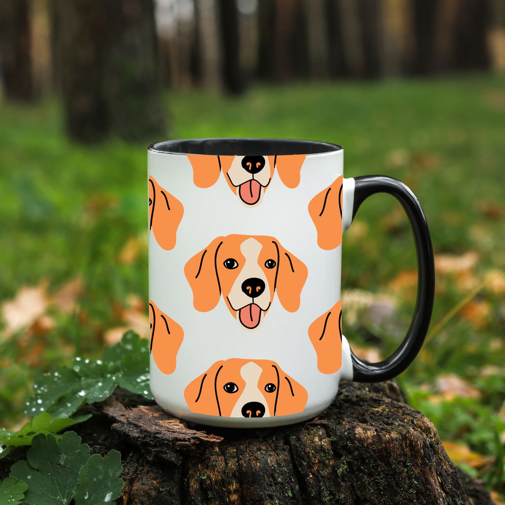 Beagle Dog Doodle Design 15oz Mug