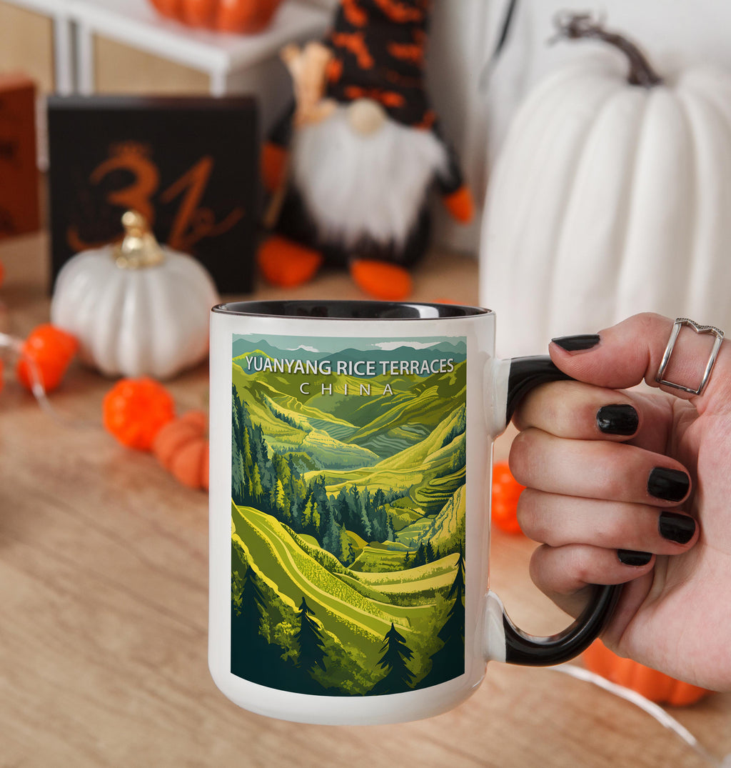Yuanyang Rice Terraces - China - Global Treasures Mug
