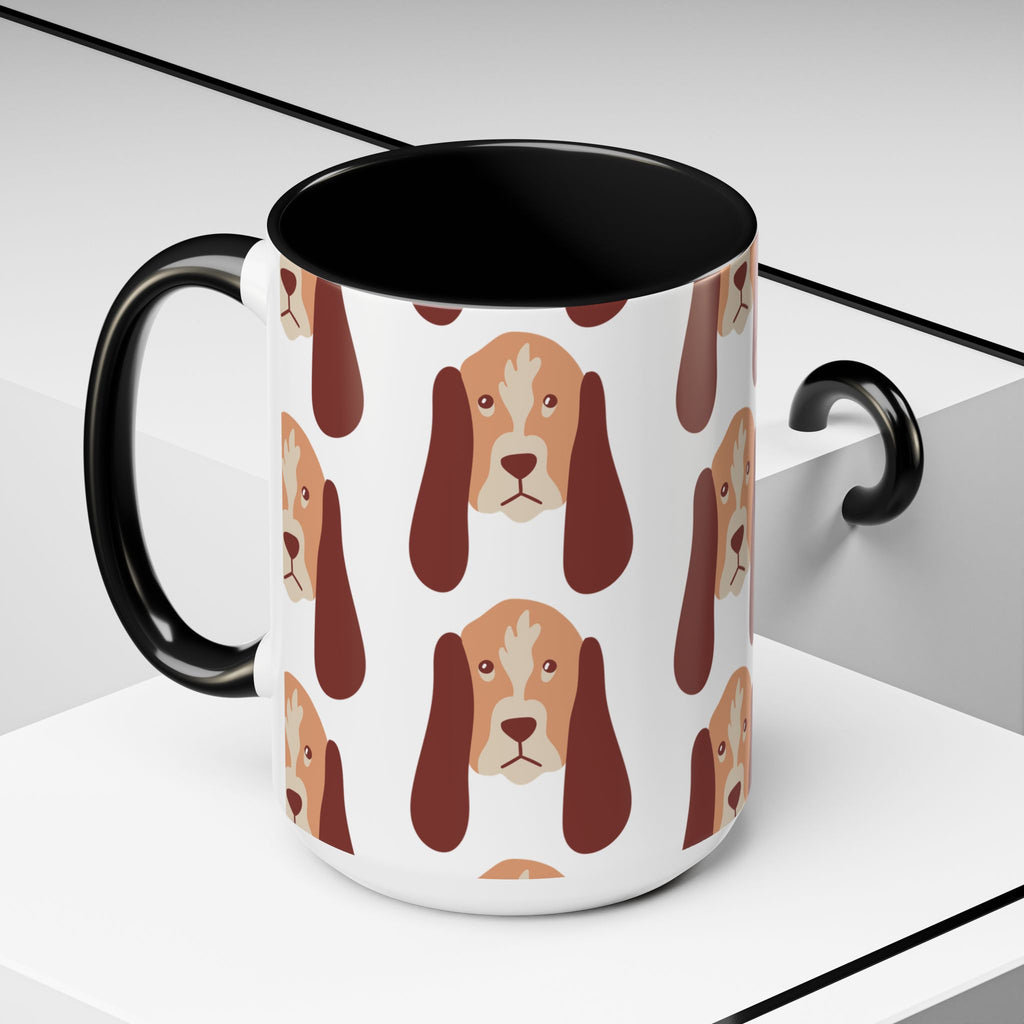 Bloodhound Dog Doodle Design 15oz Mug