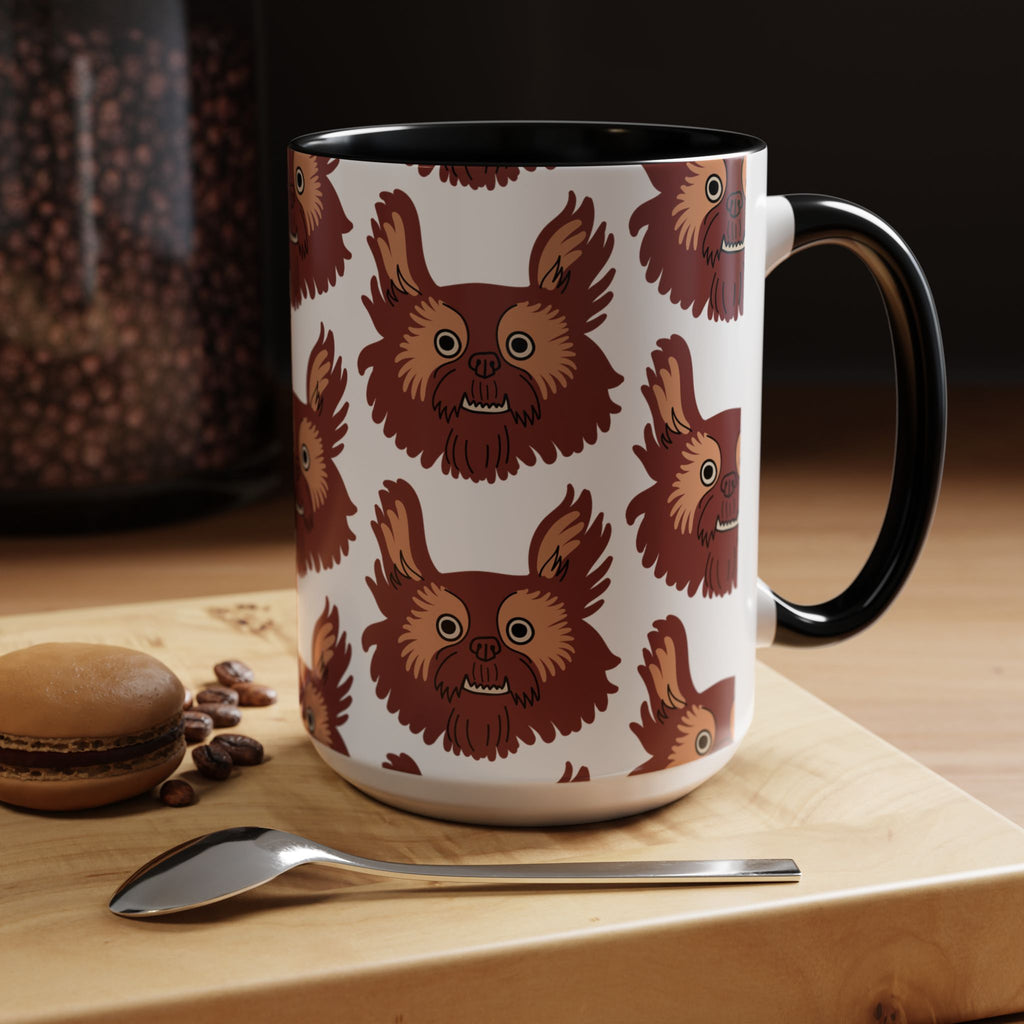 Griffon Dog Doodle Design 15oz Mug