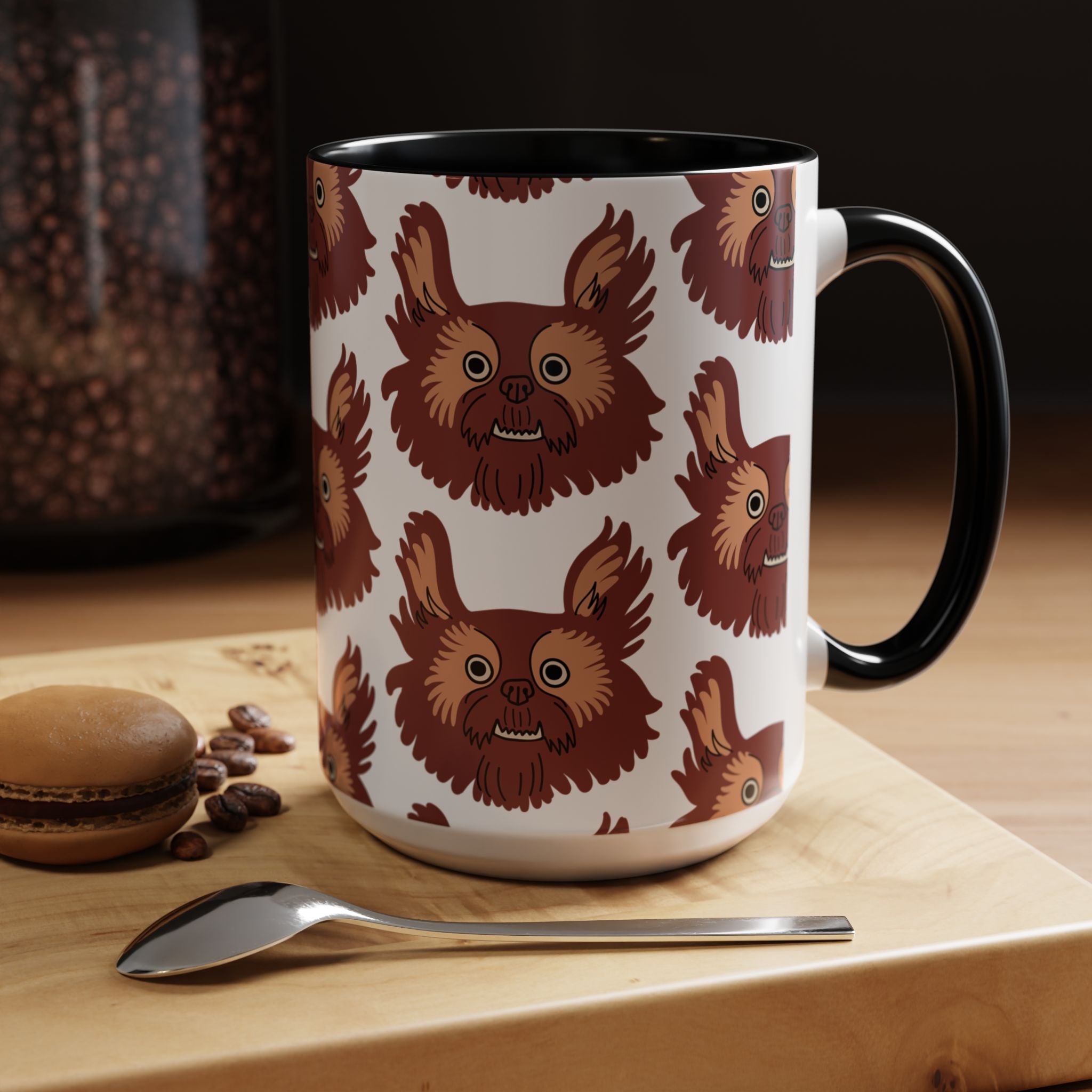 Griffon Dog Doodle Design 15oz Mug