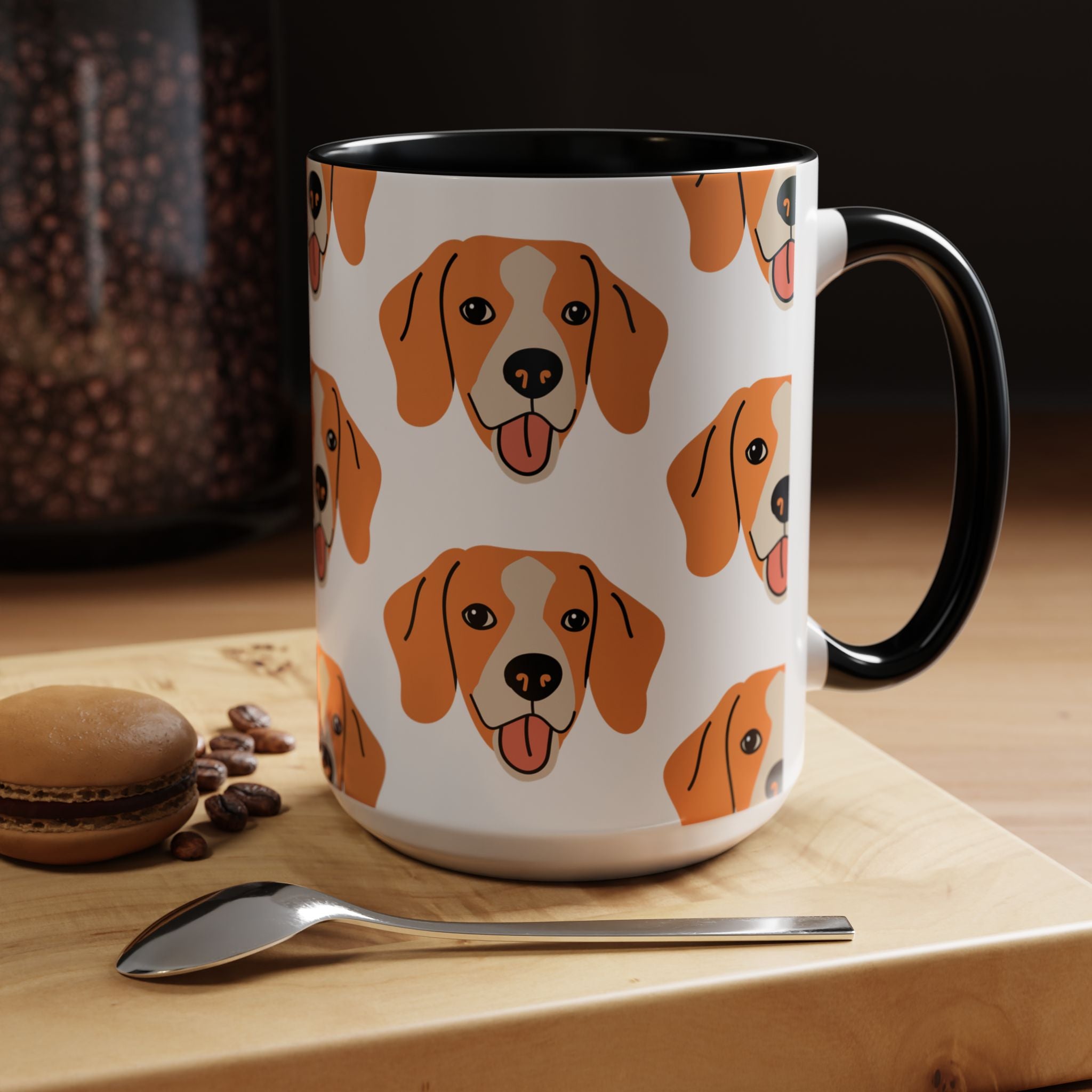 Beagle Dog Doodle Design 15oz Mug