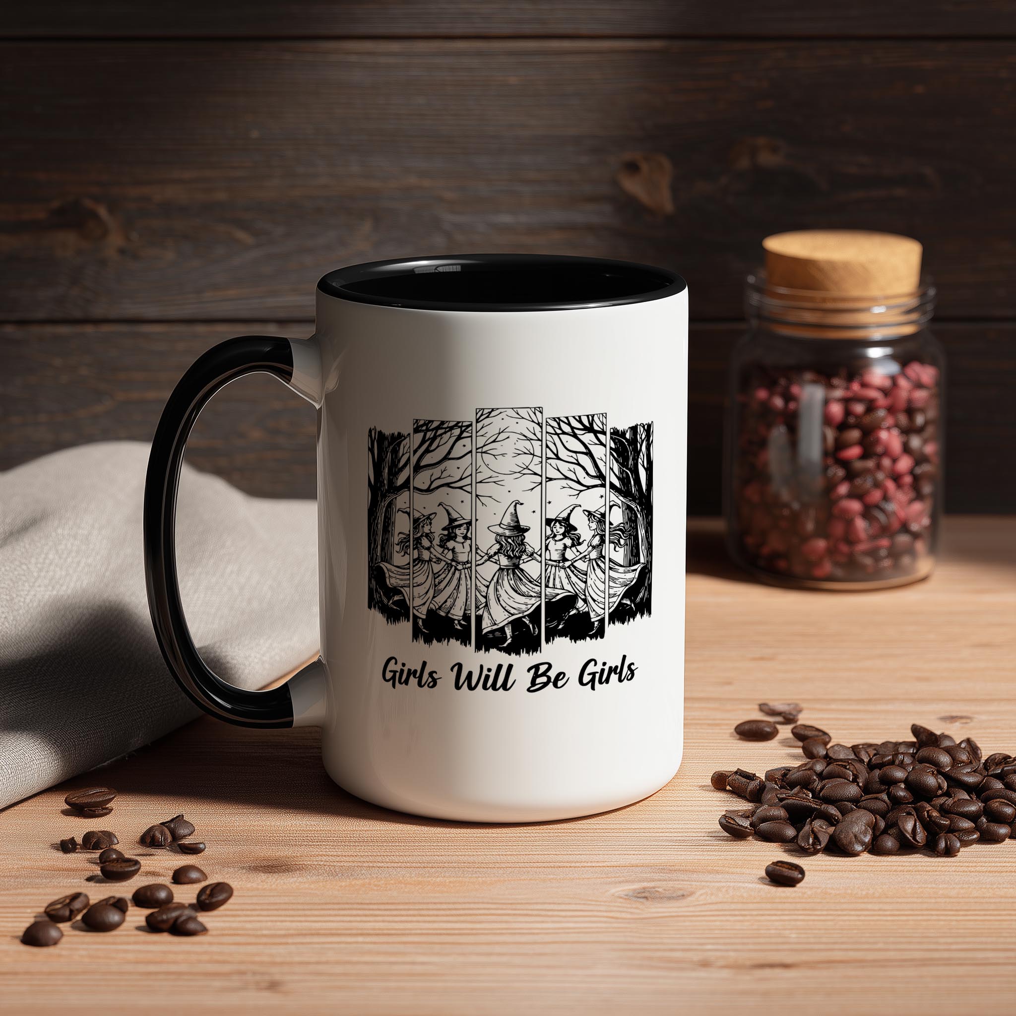 Girls Will Be Girls - Witchy Halloween Mug