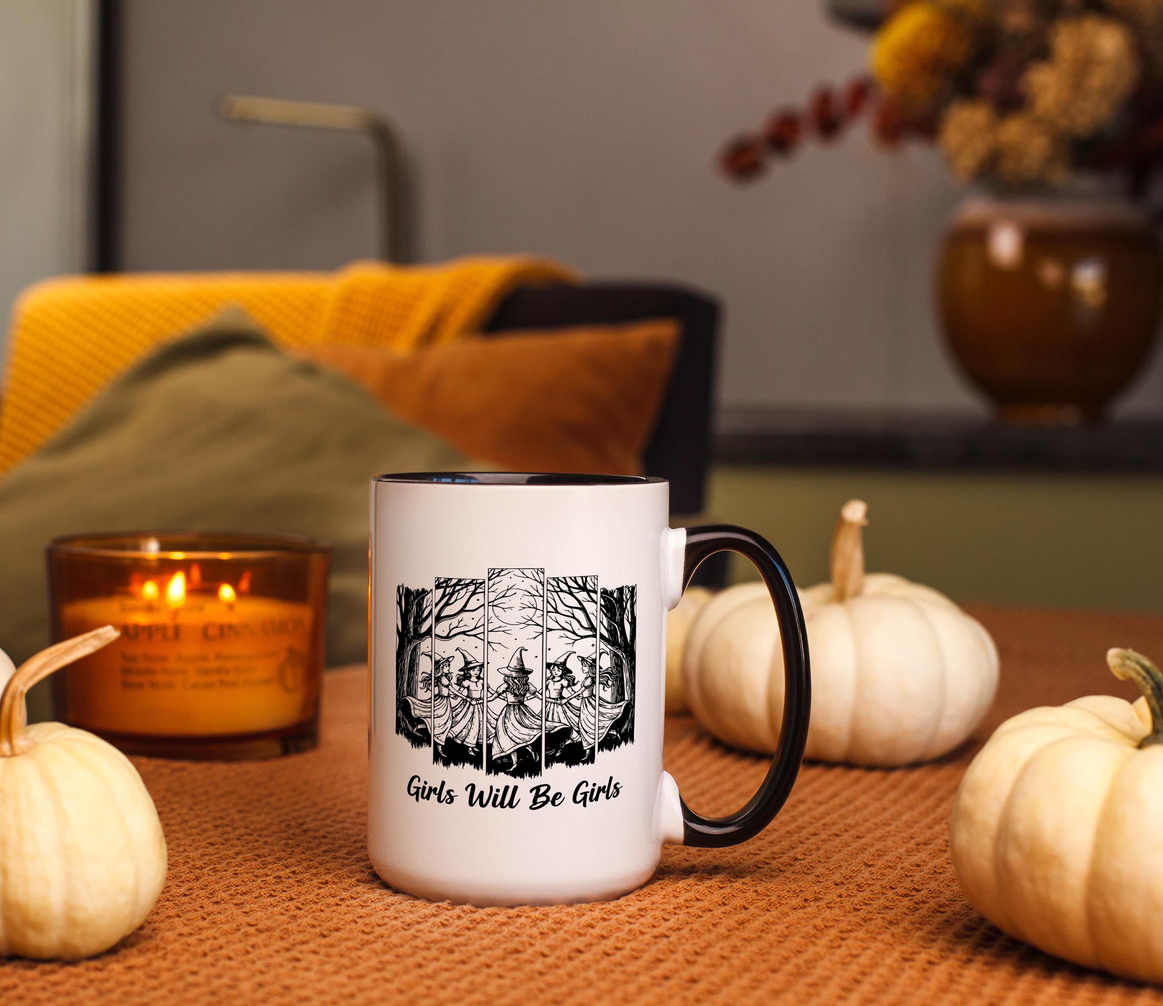 Girls Will Be Girls - Witchy Halloween Mug