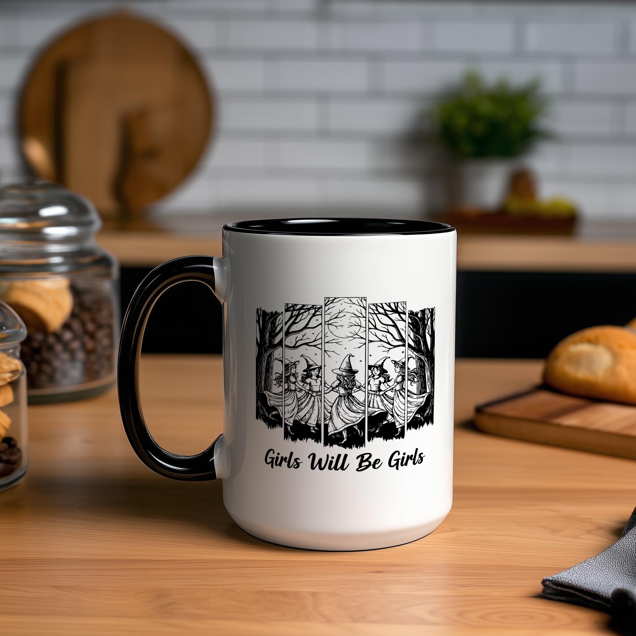 Girls Will Be Girls - Witchy Halloween Mug