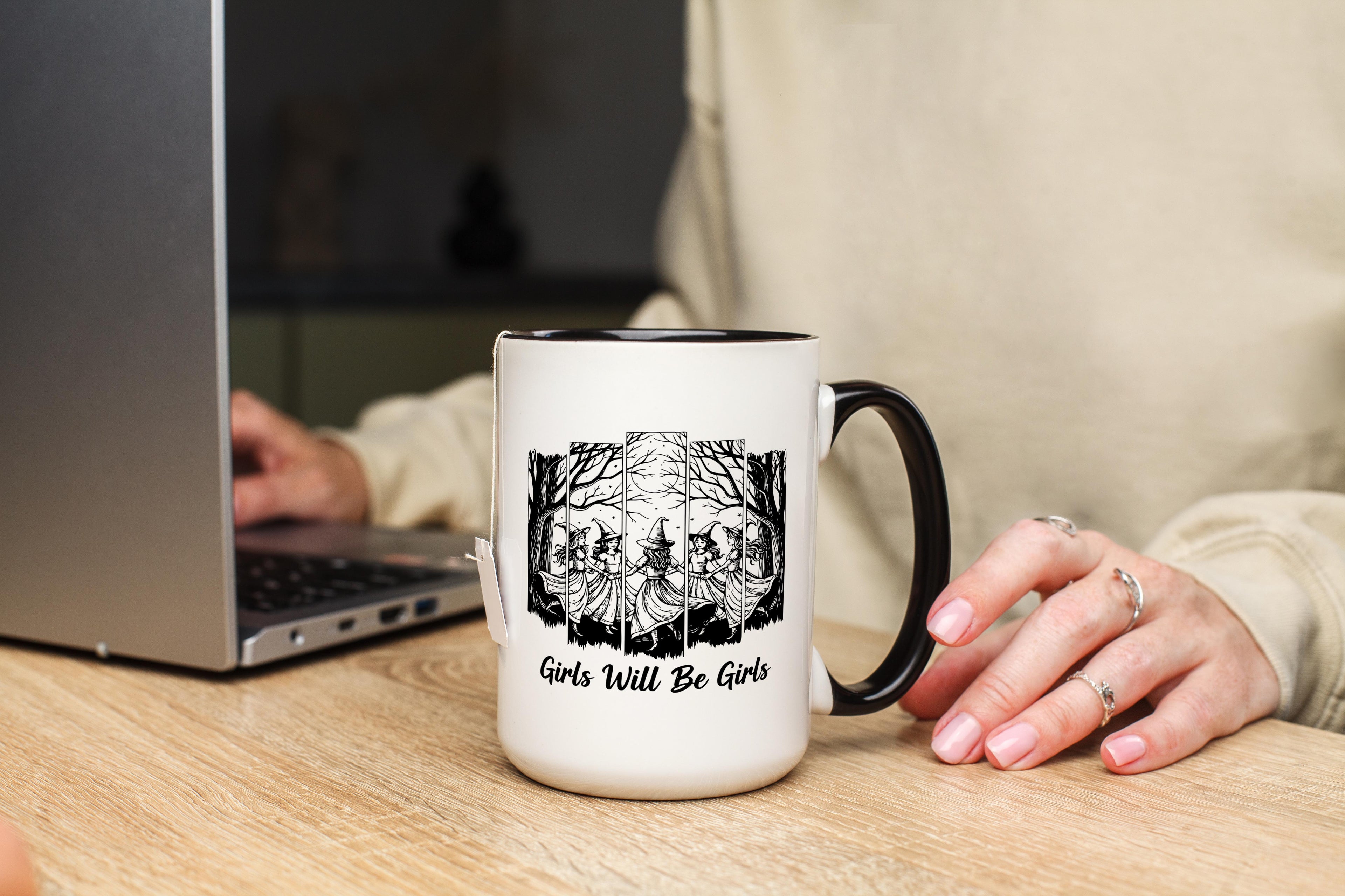 Girls Will Be Girls - Witchy Halloween Mug