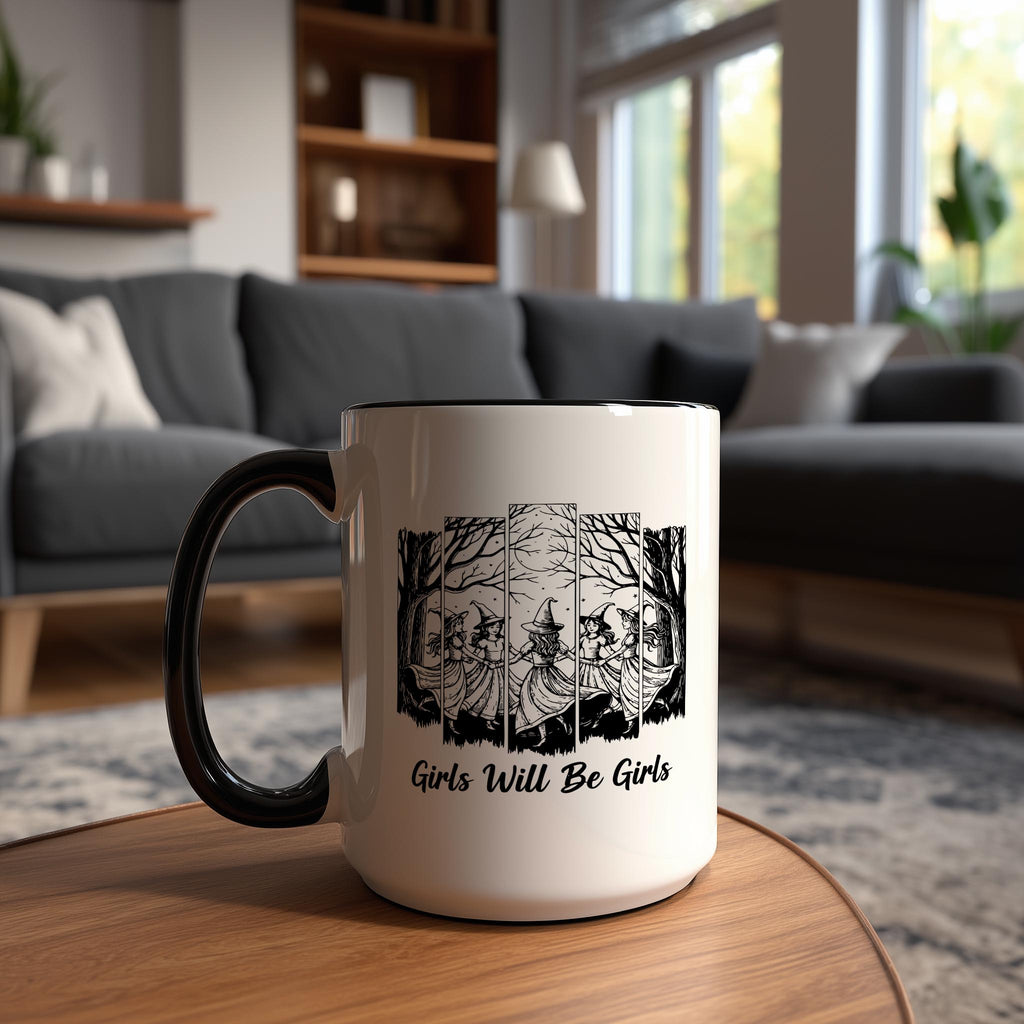 Girls Will Be Girls - Witchy Halloween Mug