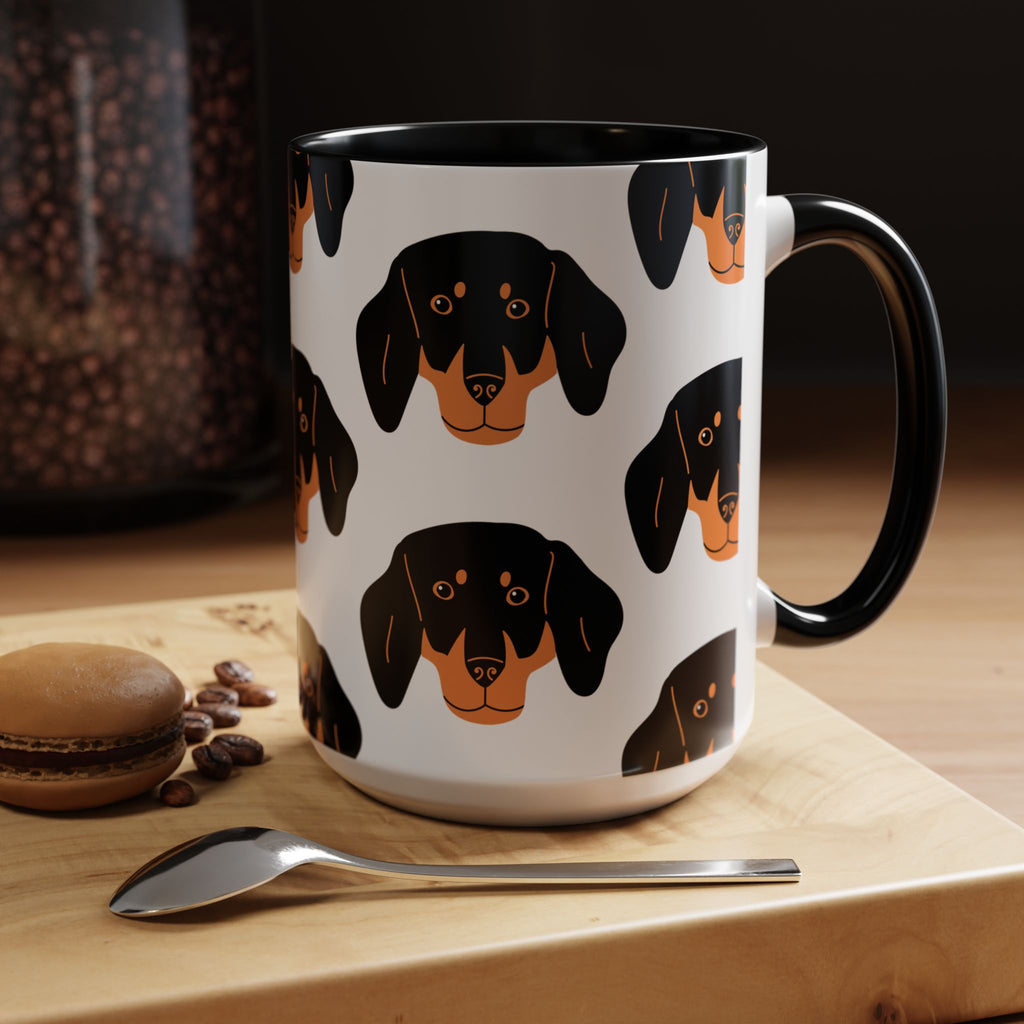 Dachshund Dog Doodle Design 15oz Mug