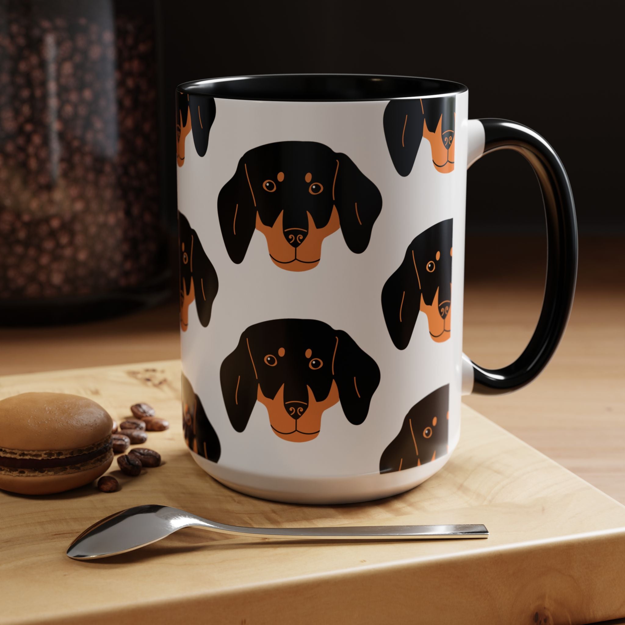 Dachshund Dog Doodle Design 15oz Mug