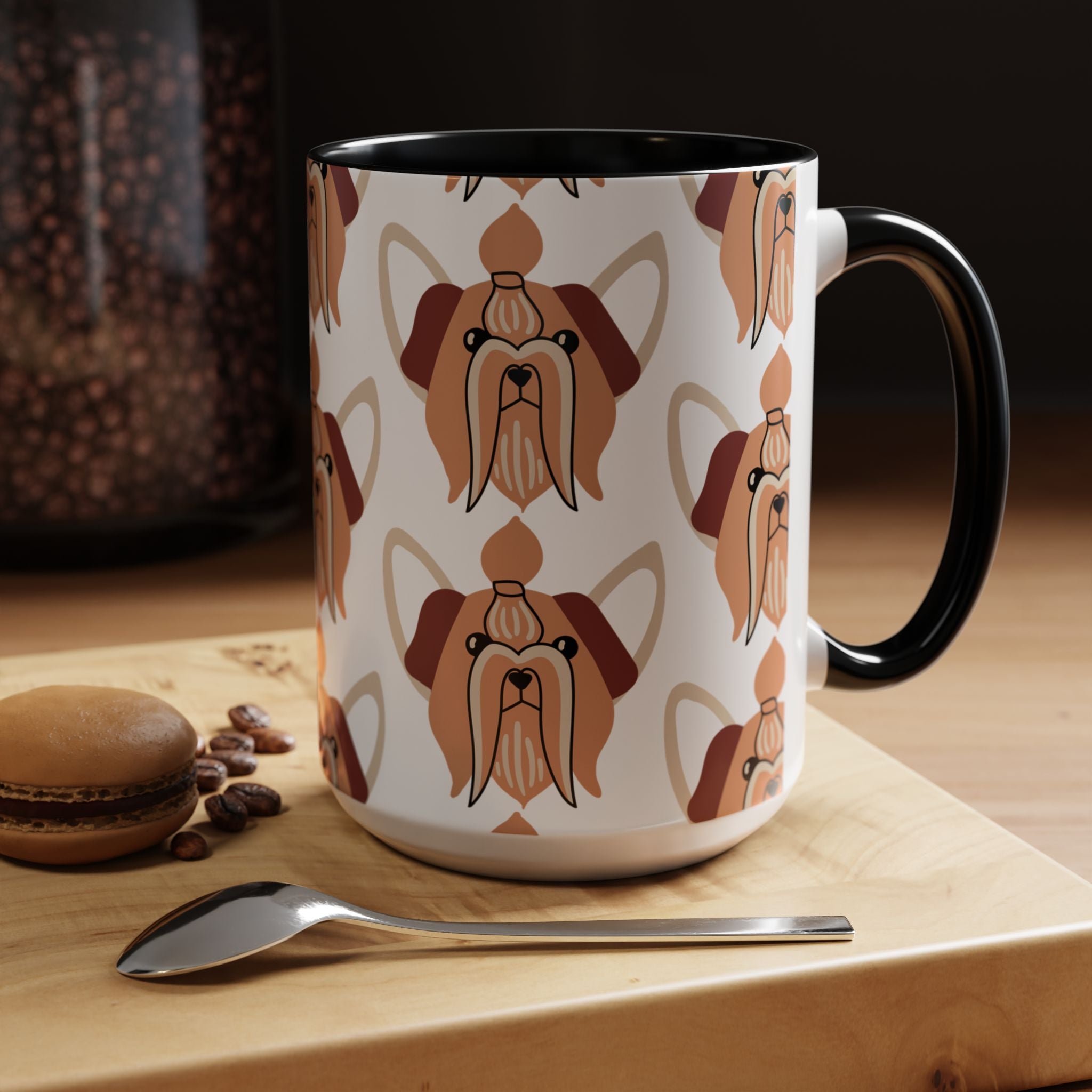 Shih-tzu Dog Doodle Design 15oz Mug