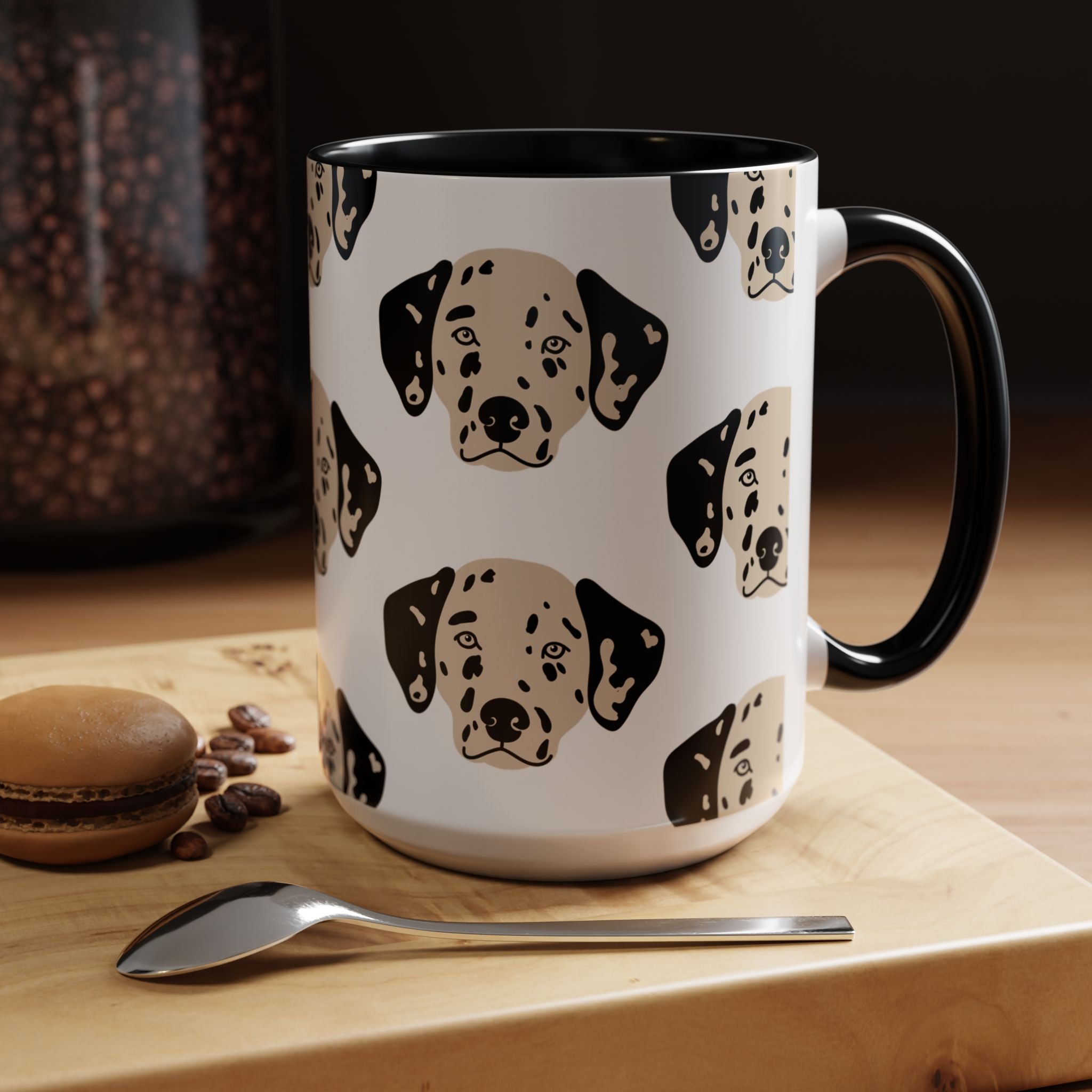 Dalmation Dog Doodle Design 15oz Mug