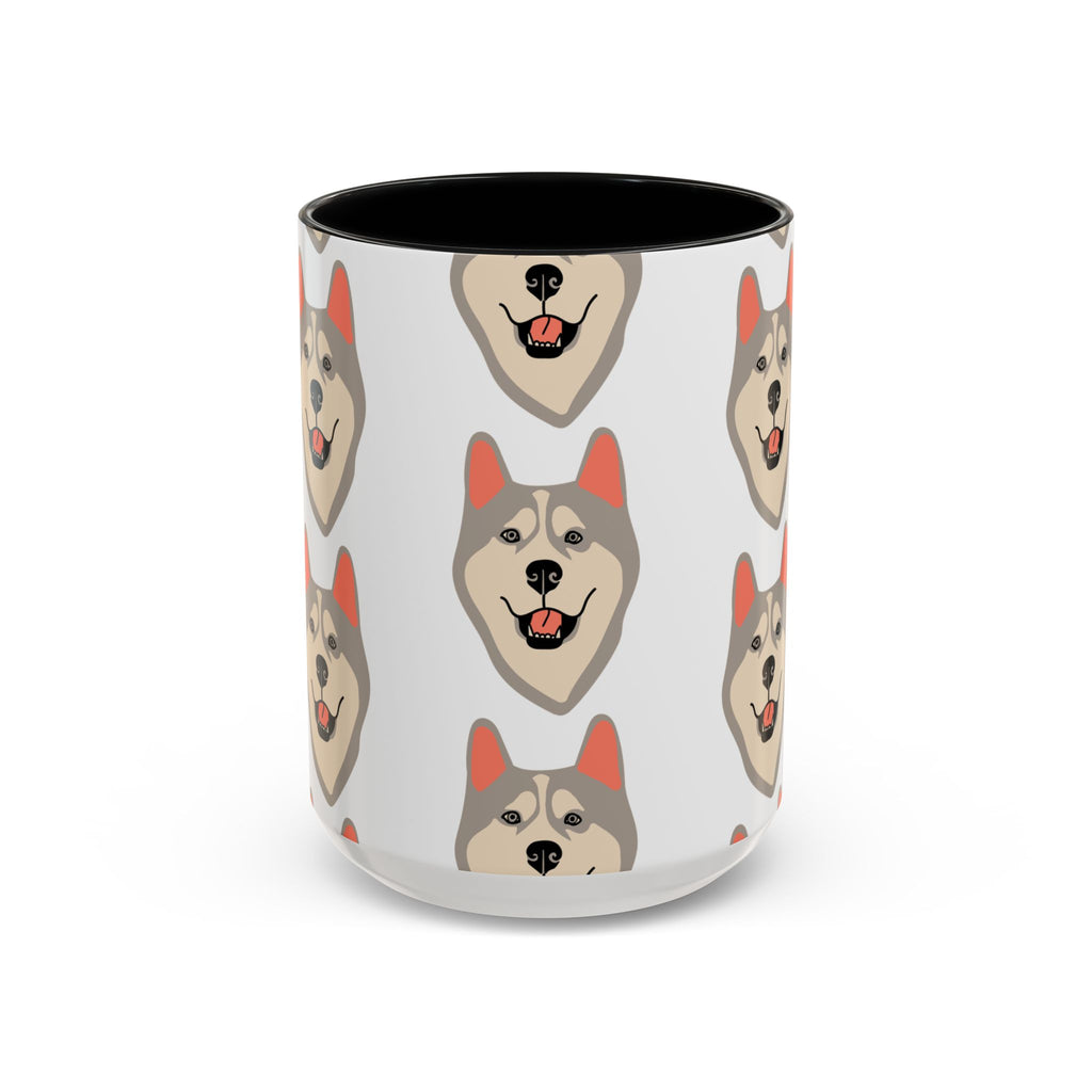 Husky Dog Doodle Design 15oz Mug