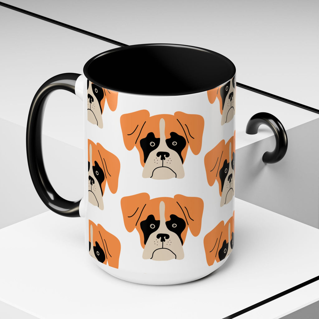 Boxer Dog Doodle Design 15oz Mug