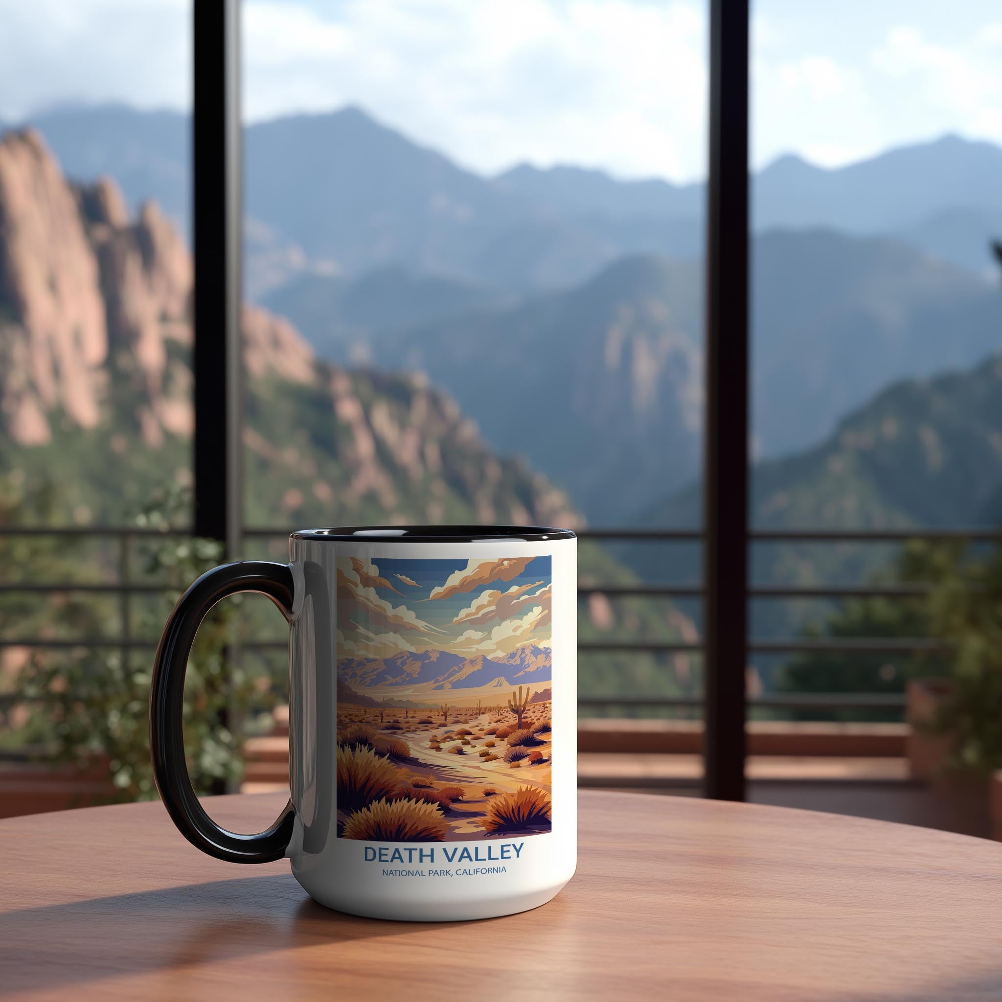 Death Valley - California - US National Park Tourism Mug