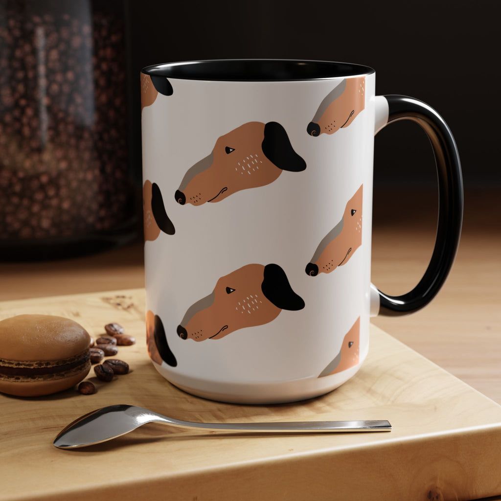 Whippet Dog Doodle Design 15oz Mug