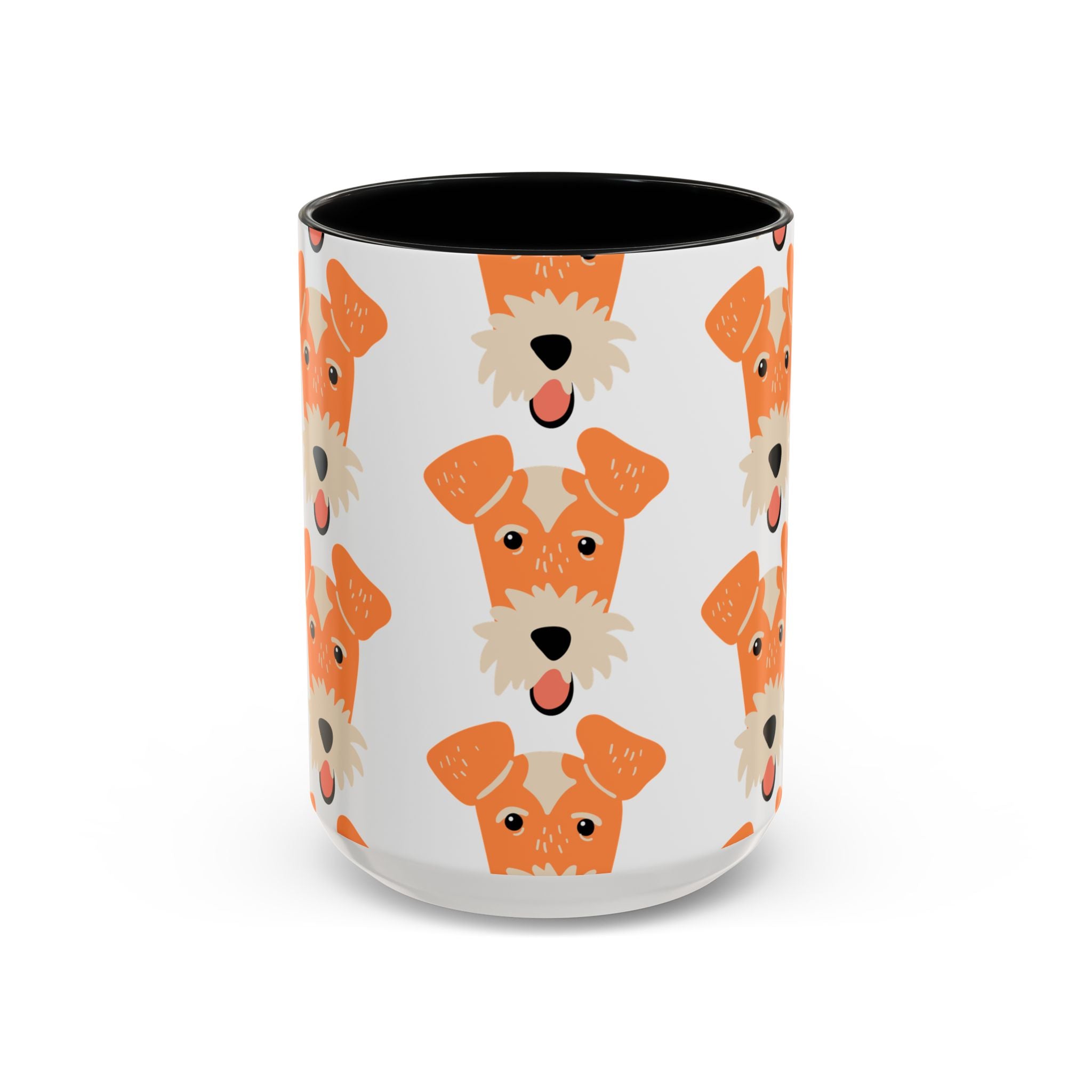 Fox Terrier Dog Doodle Design 15oz Mug