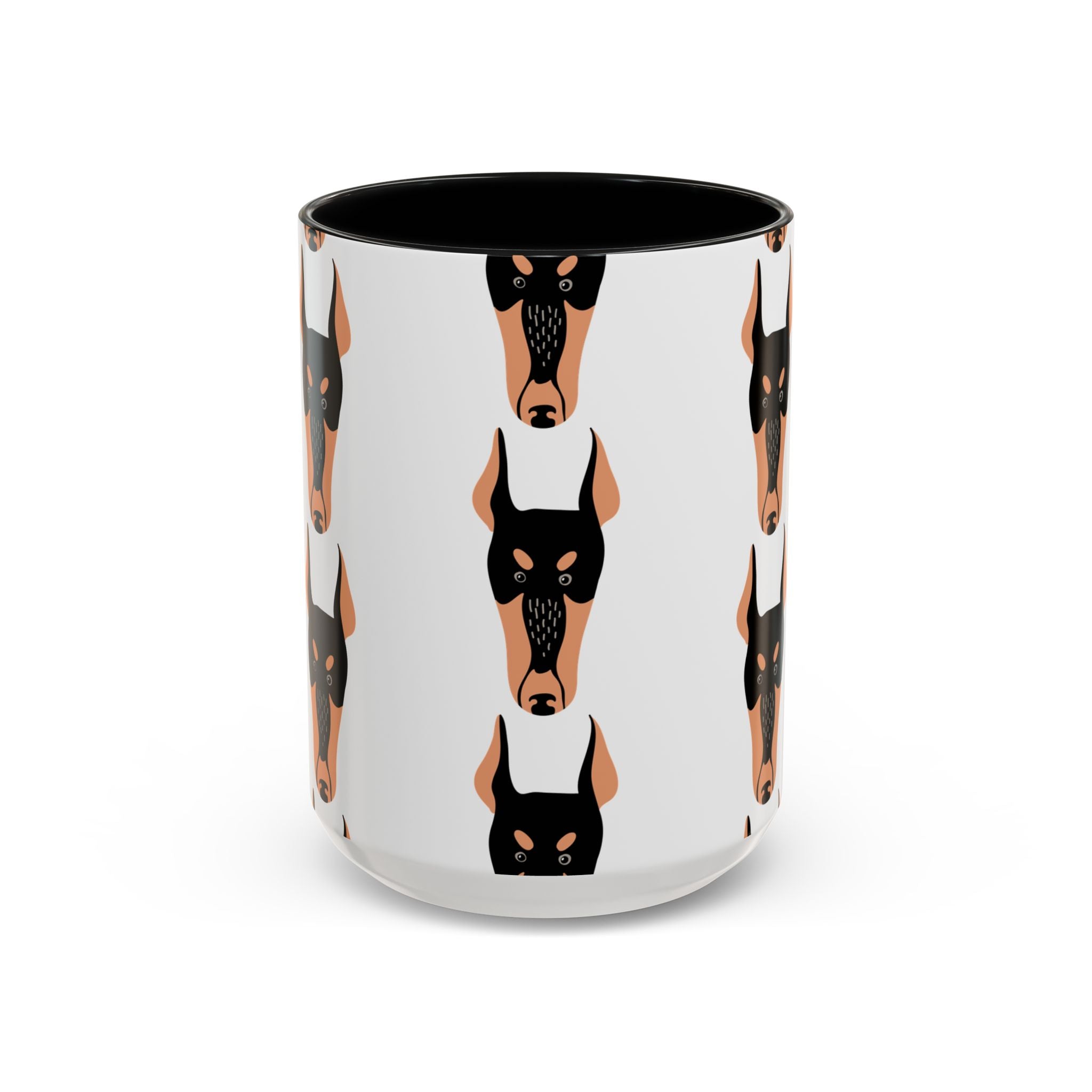 Doberman Dog Doodle Design 15oz Mug