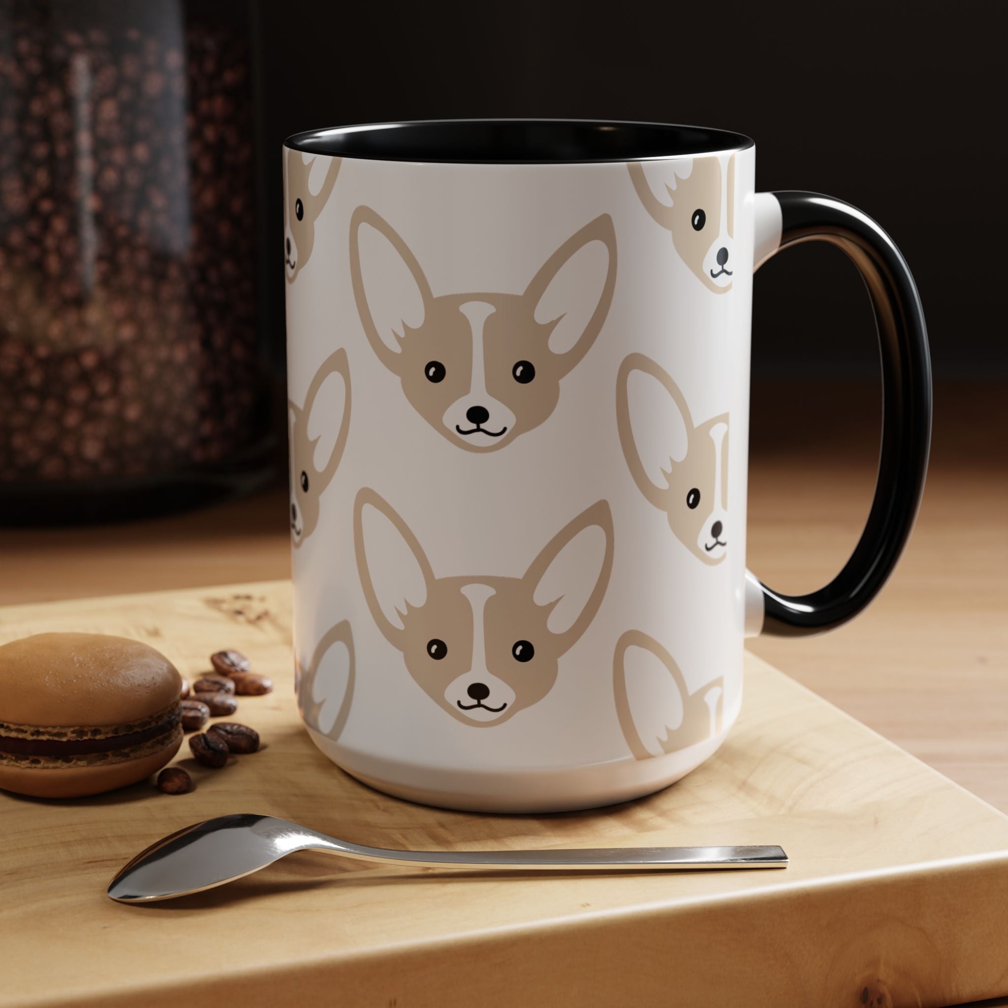 Chihuahua Dog Doodle Design 15oz Mug