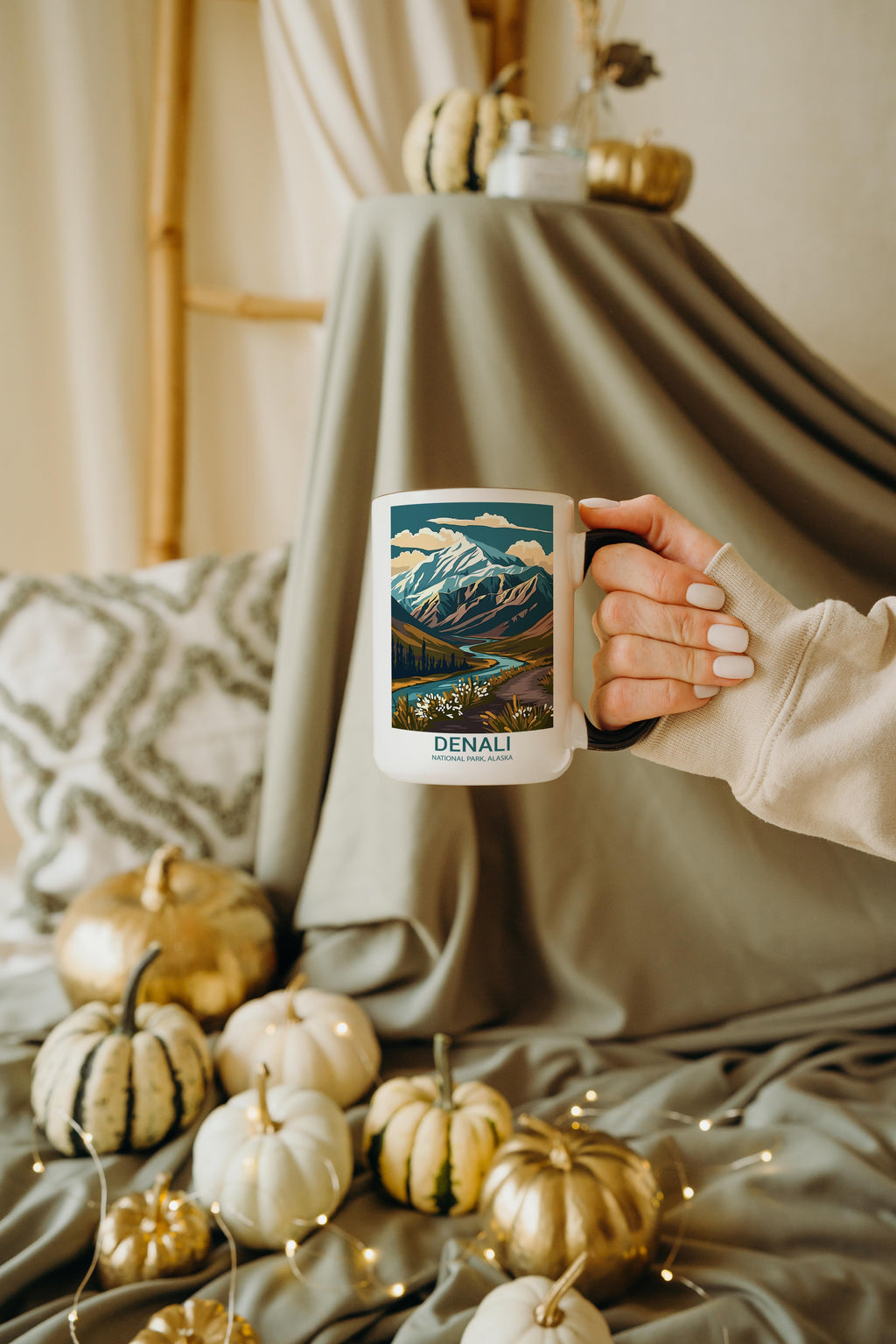 Denali - Alaska - US National Park Tourism Mug