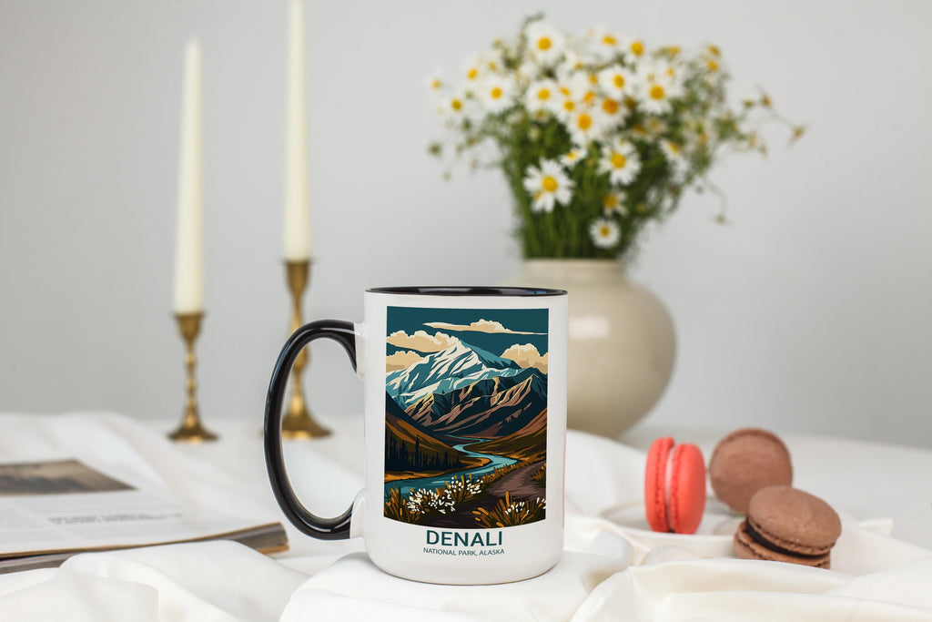Denali - Alaska - US National Park Tourism Mug