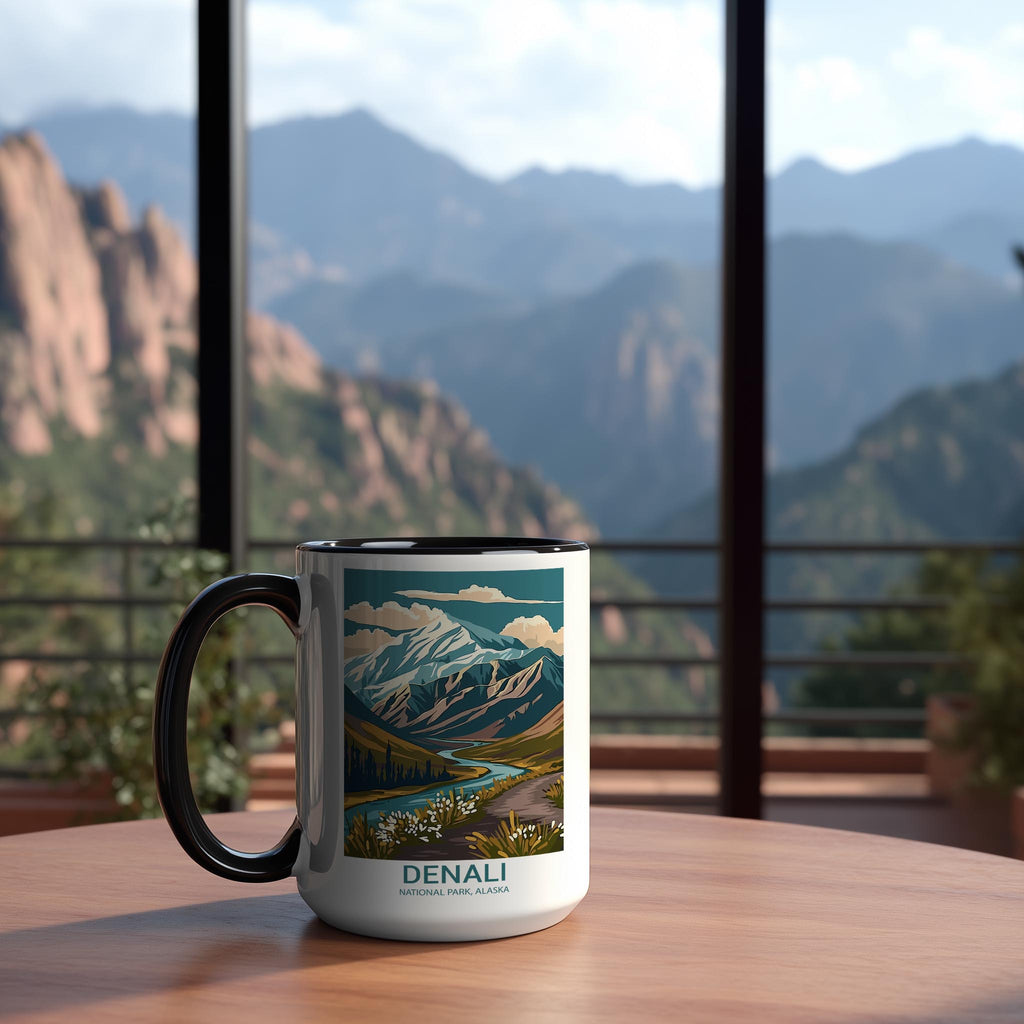 Denali - Alaska - US National Park Tourism Mug