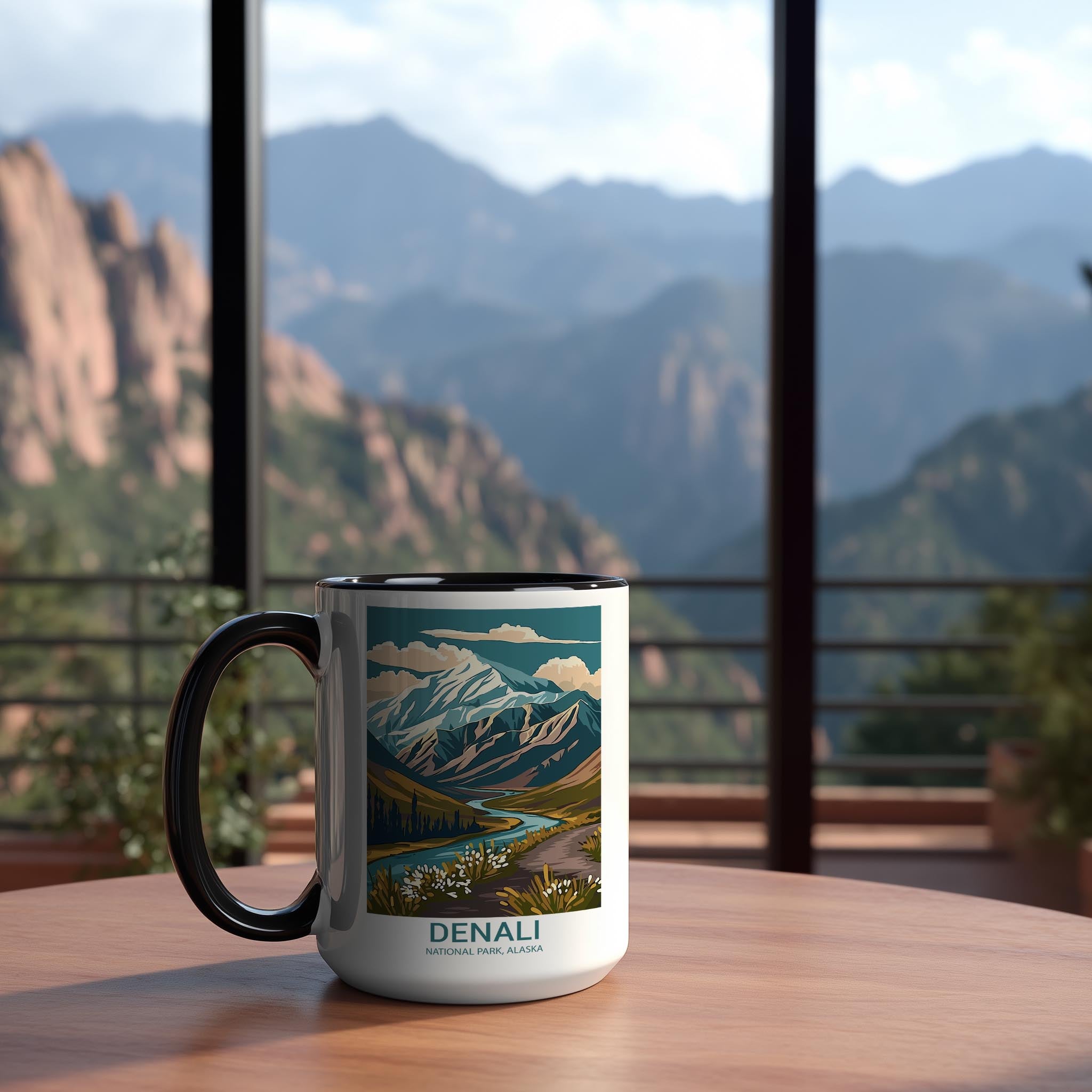 Denali - Alaska - US National Park Tourism Mug