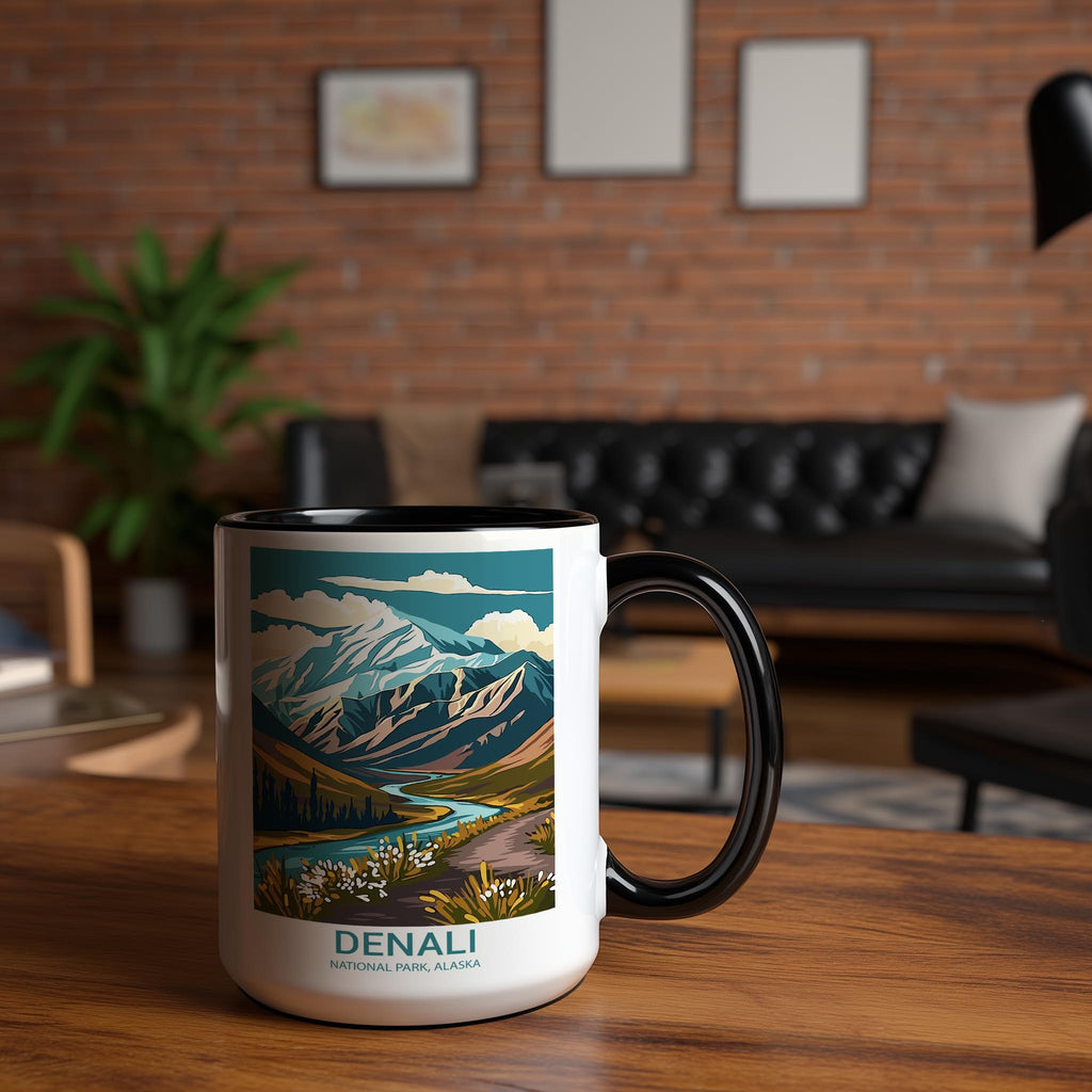 Denali - Alaska - US National Park Tourism Mug