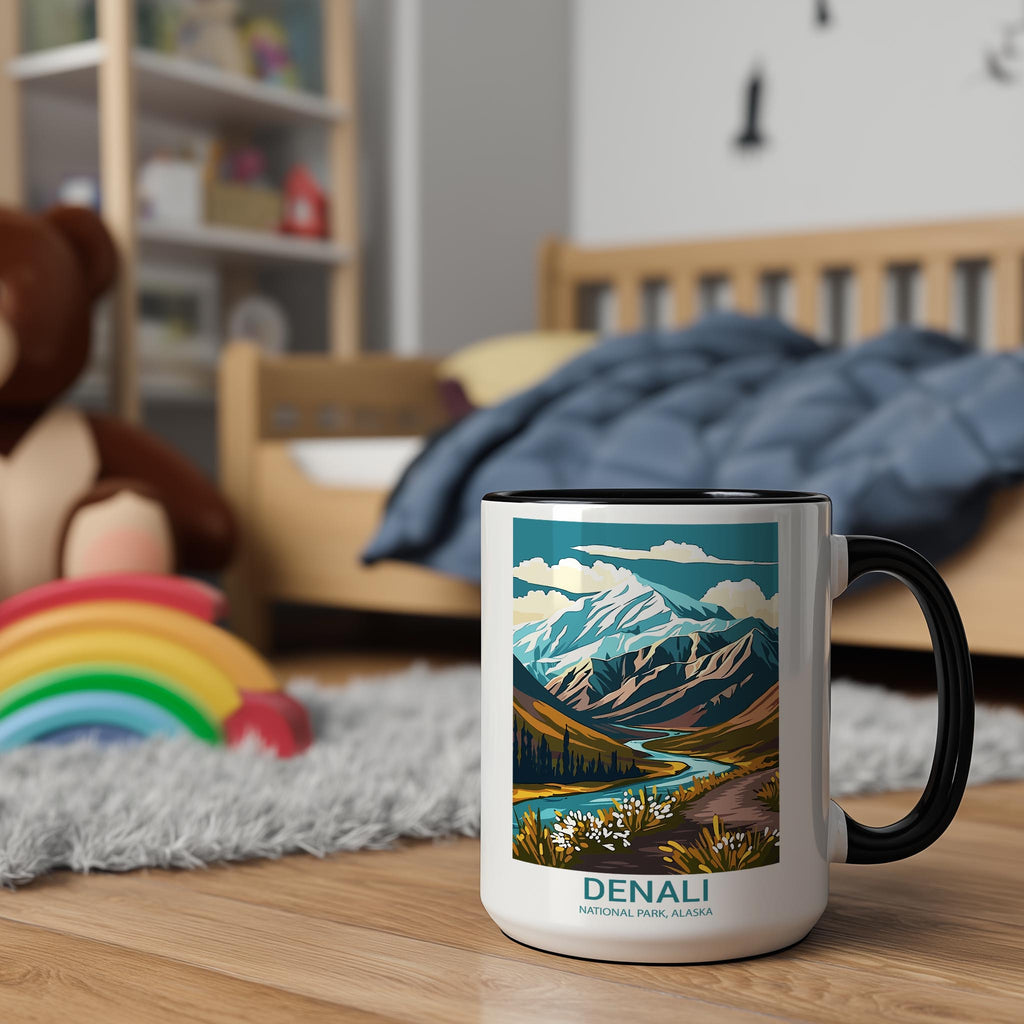 Denali - Alaska - US National Park Tourism Mug